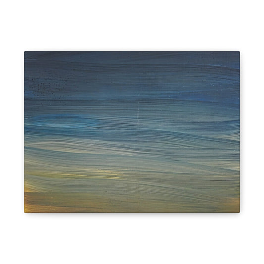 Abstract Coastal Sunset Canvas Print — Matte Stretched Wall Art