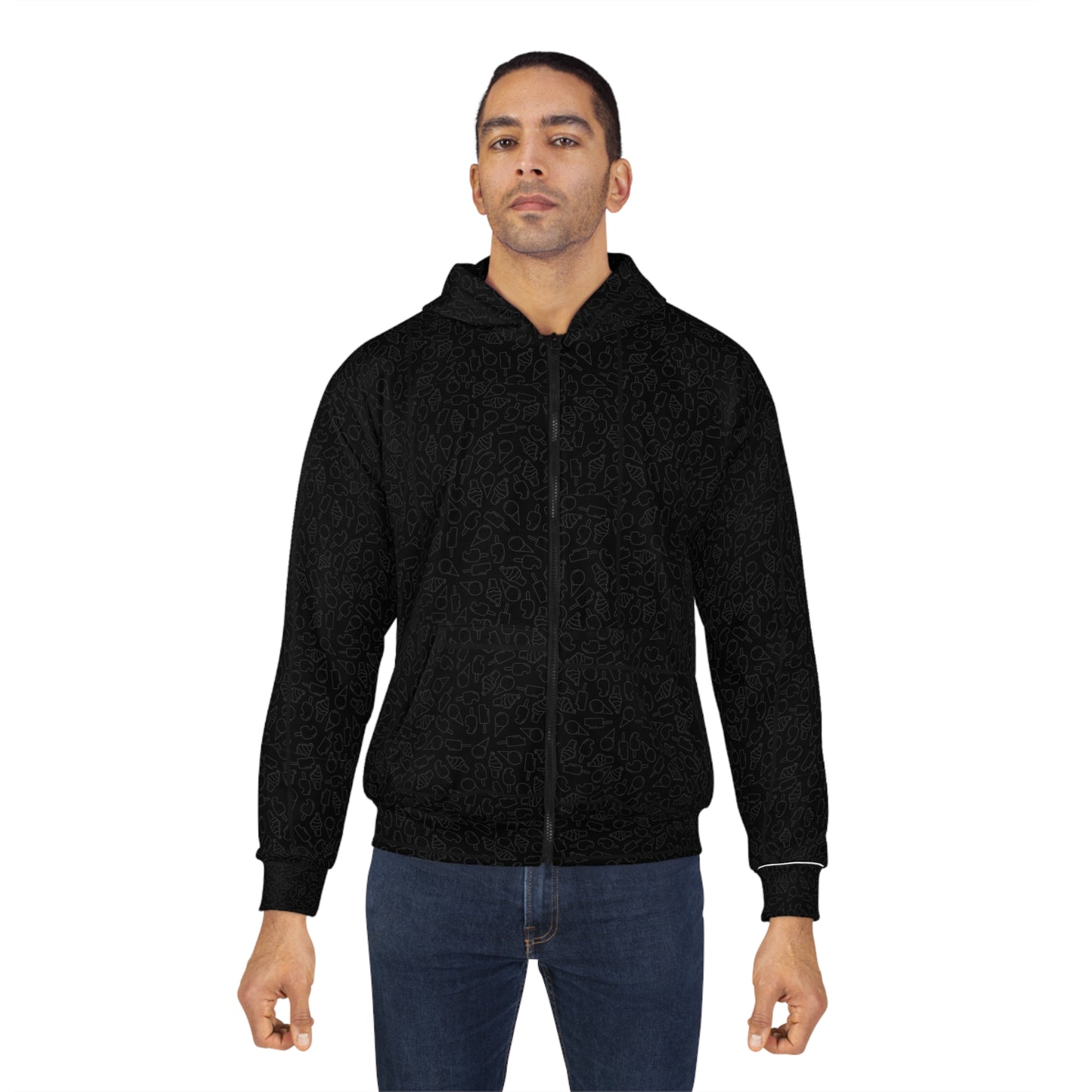 ice_cream- full- Zip_AOP_ Hoodie