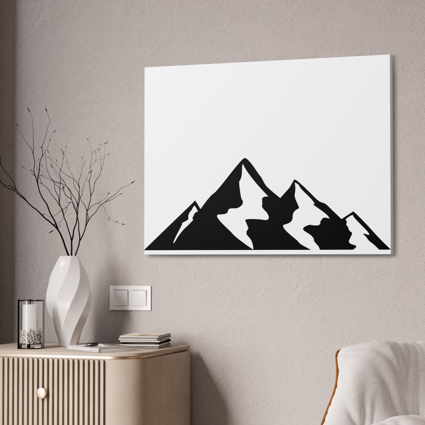 mountains003 - Mountain Landscape Wall Art Canvas