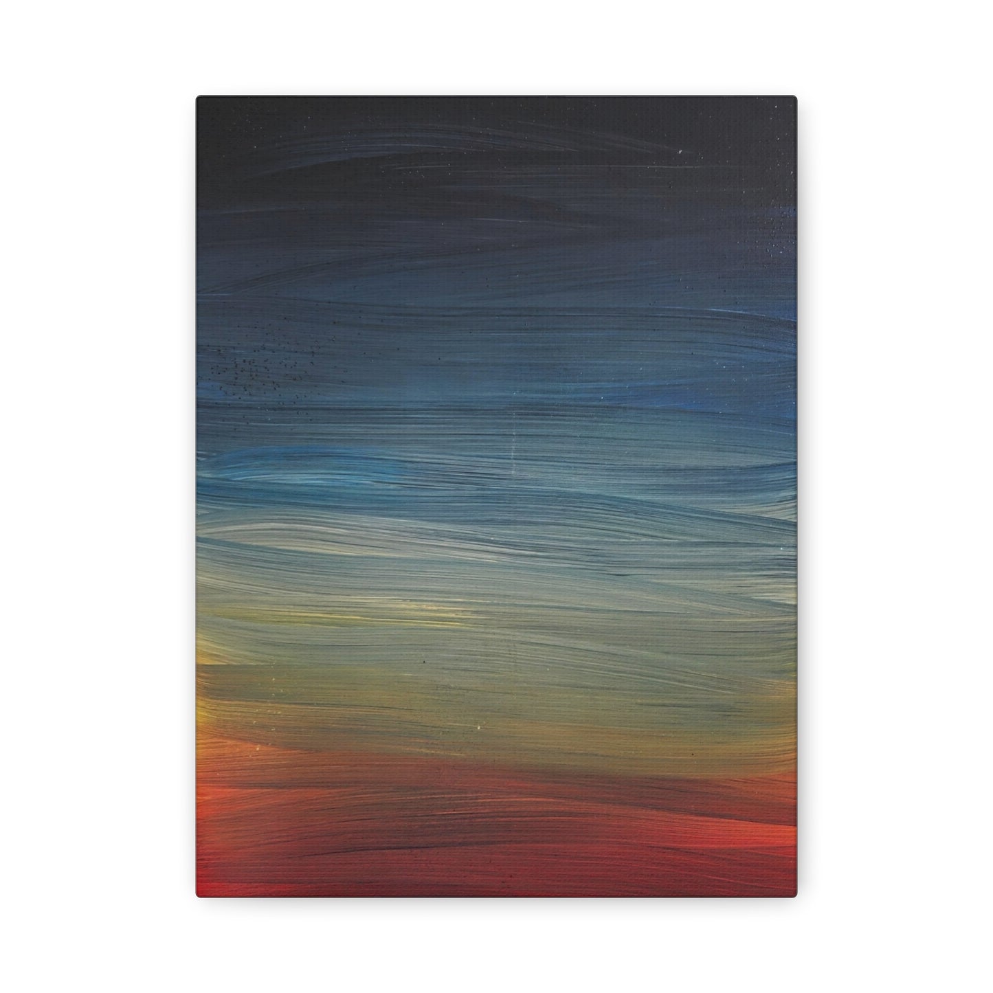 Abstract Coastal Sunset Canvas Print — Matte Stretched Wall Art