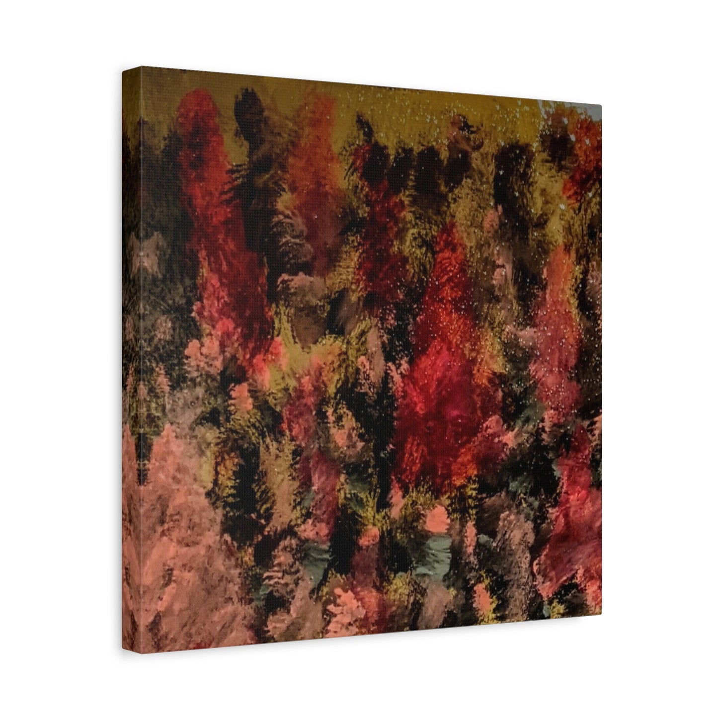 Autumn Forest Abstract Canvas