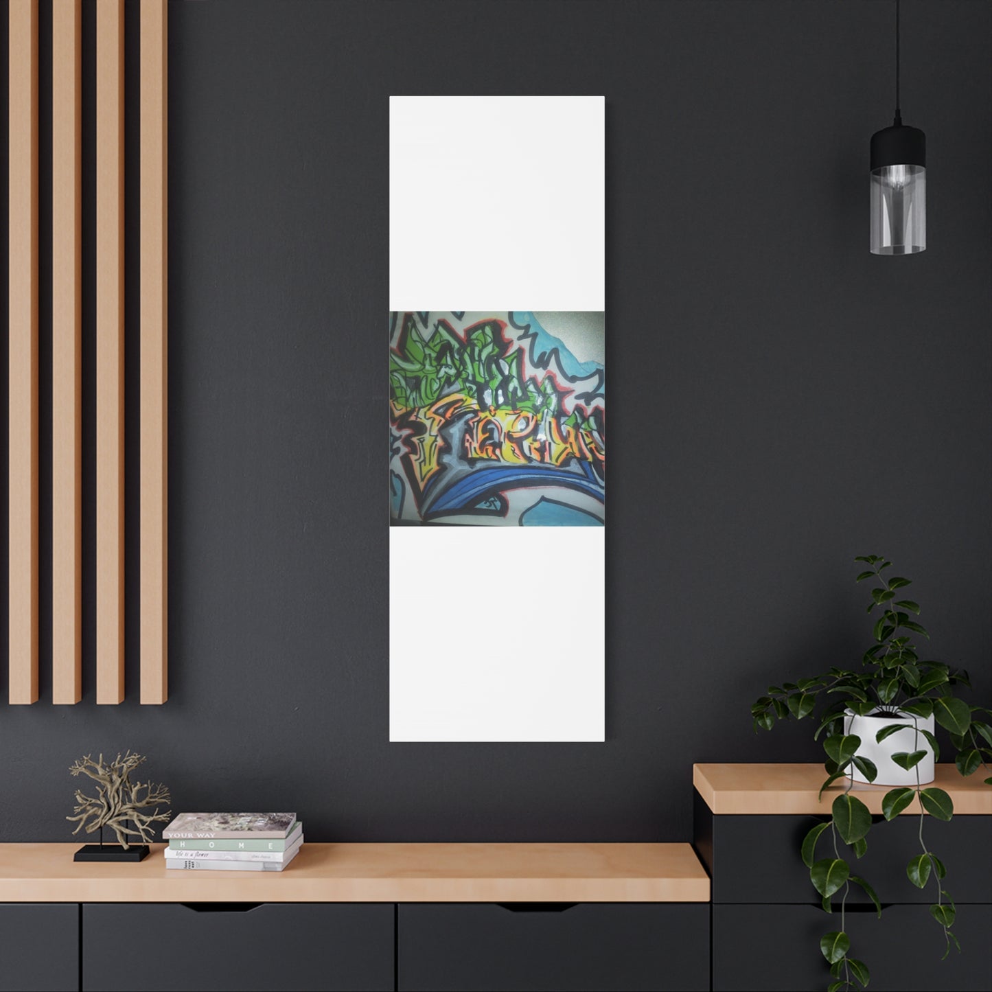 Graffiti Street Art Canvas Print — Urban Colorful Wall Decor