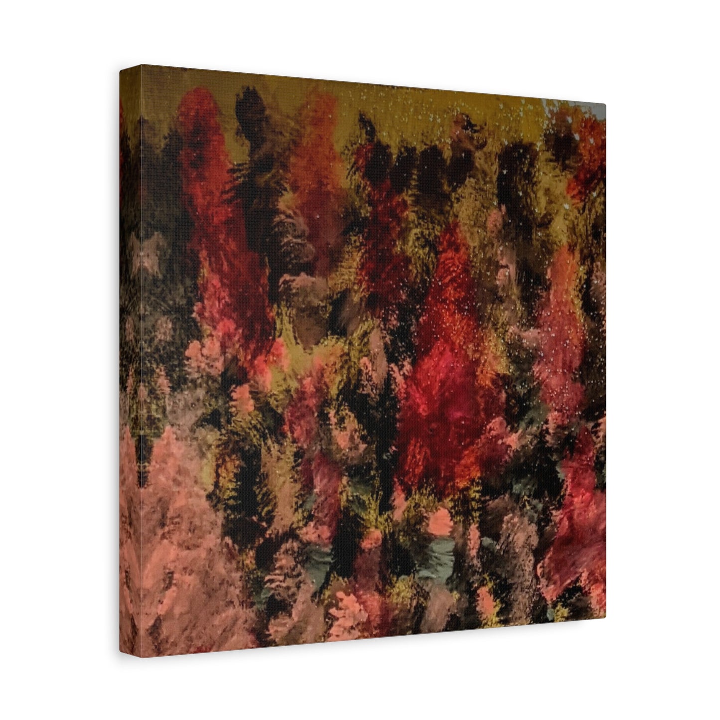 Autumn Forest Abstract Canvas