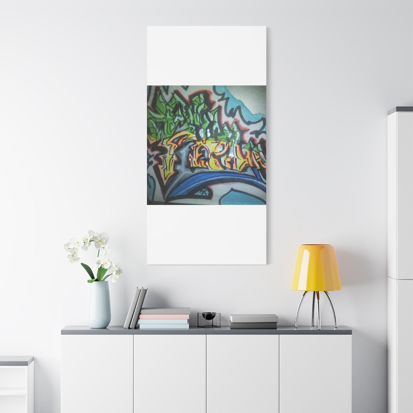 Graffiti Street Art Canvas Print — Urban Colorful Wall Decor