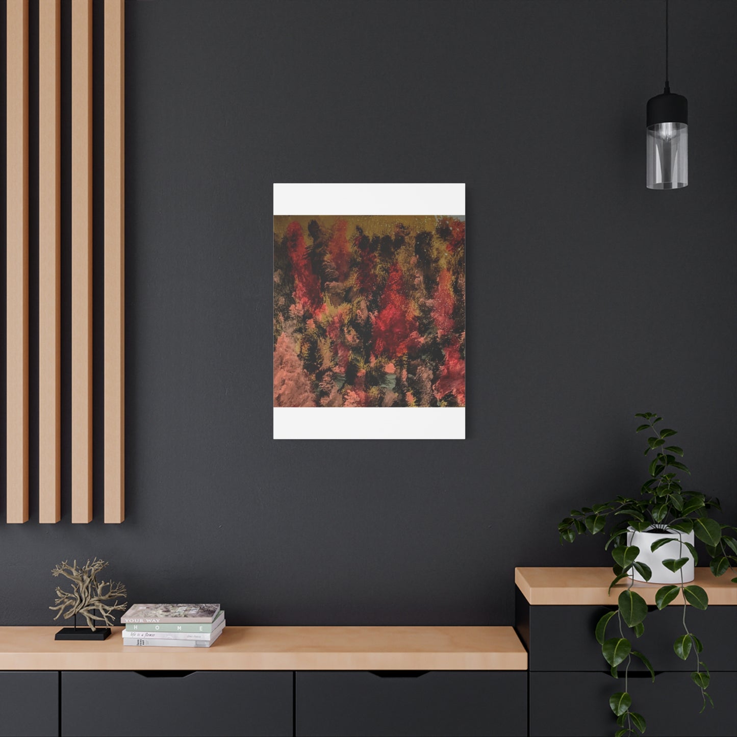 Autumn Forest Abstract Canvas