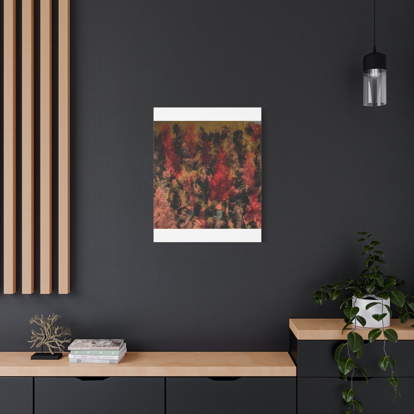 Autumn Forest Abstract Canvas
