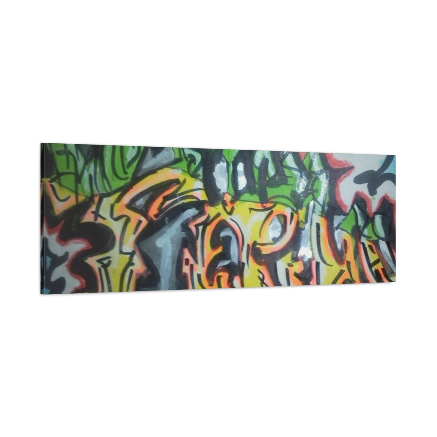 Graffiti Street Art Canvas Print — Urban Colorful Wall Decor