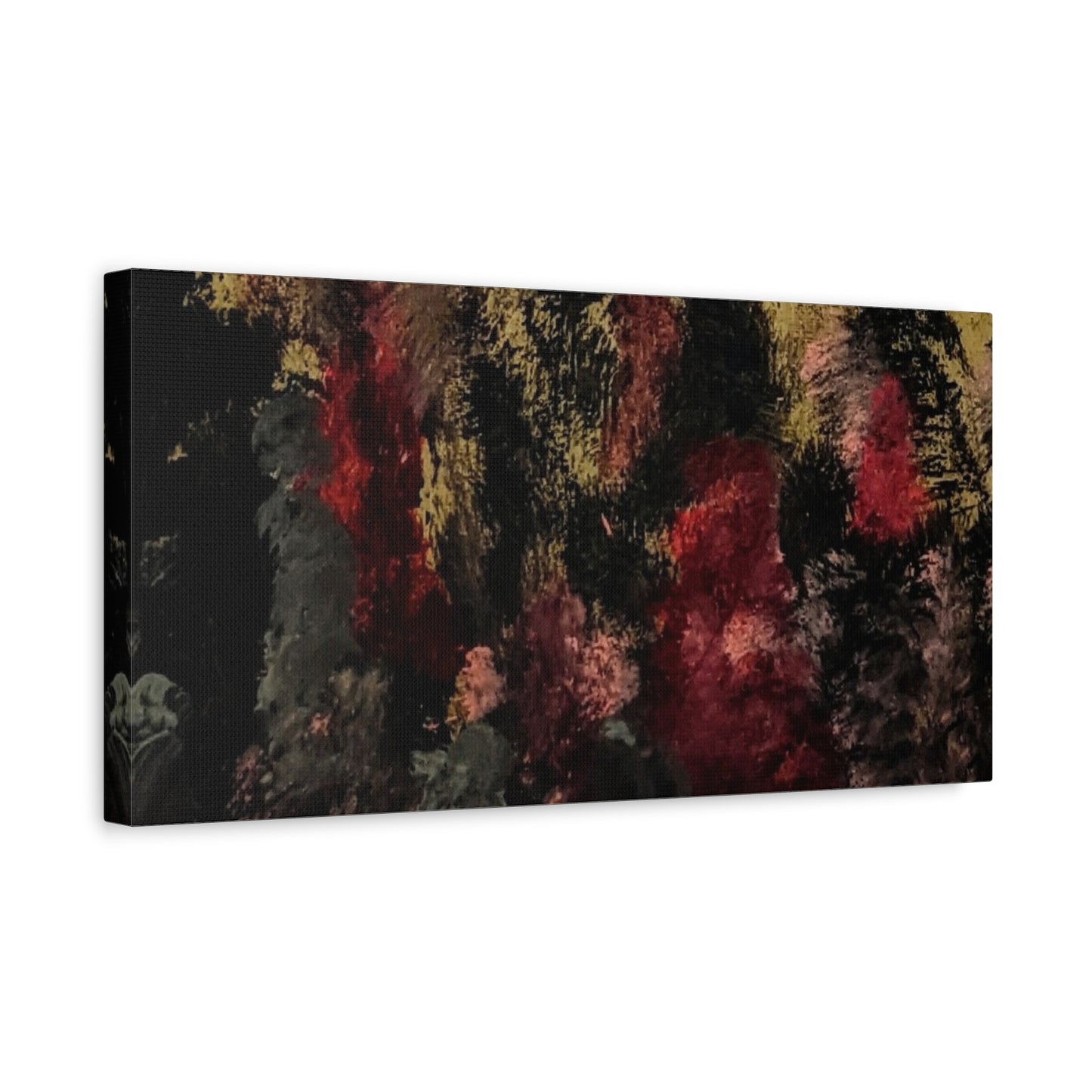 Autumn Forest Nightscape Matte Canvas Print — Stretched 1.25"