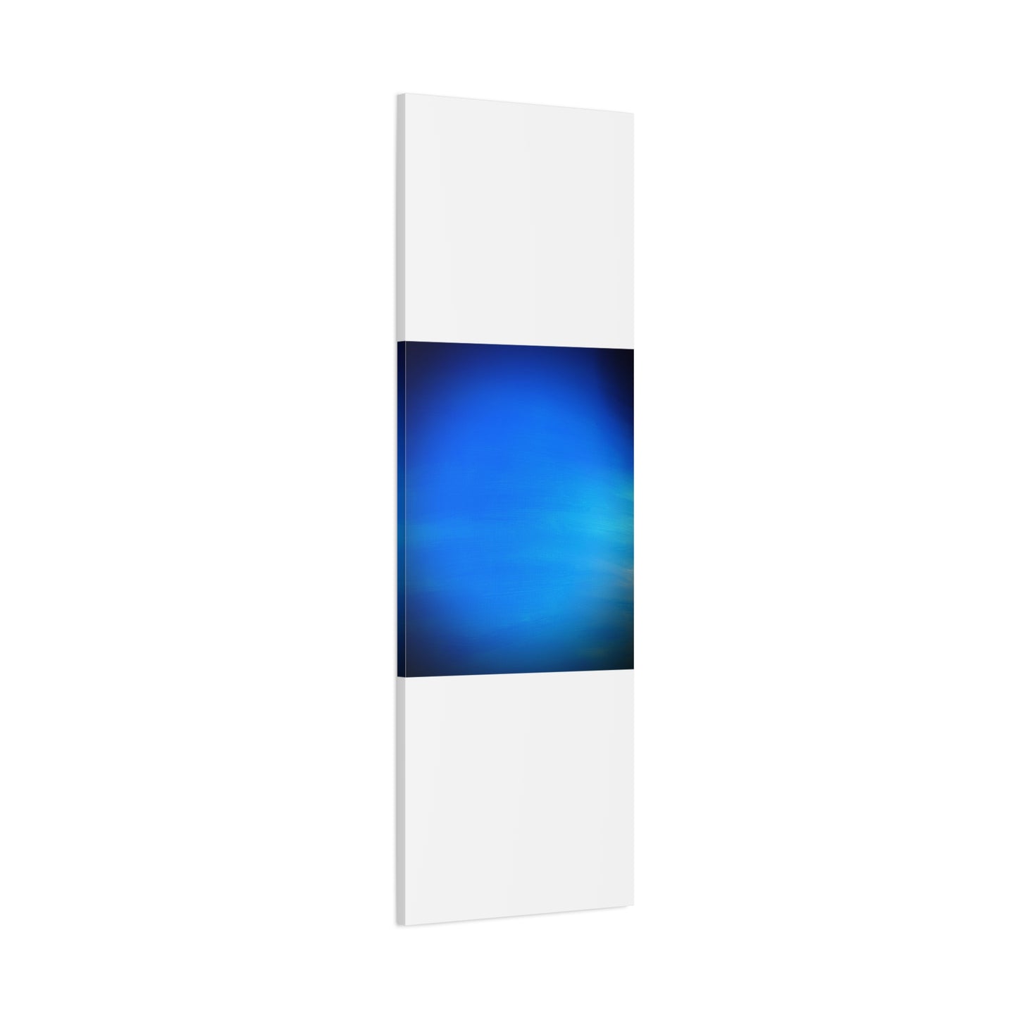 Blue Burst - Gradient Matte Canvas Print — Abstract Ocean Wall Art, Stretched 1.25"
