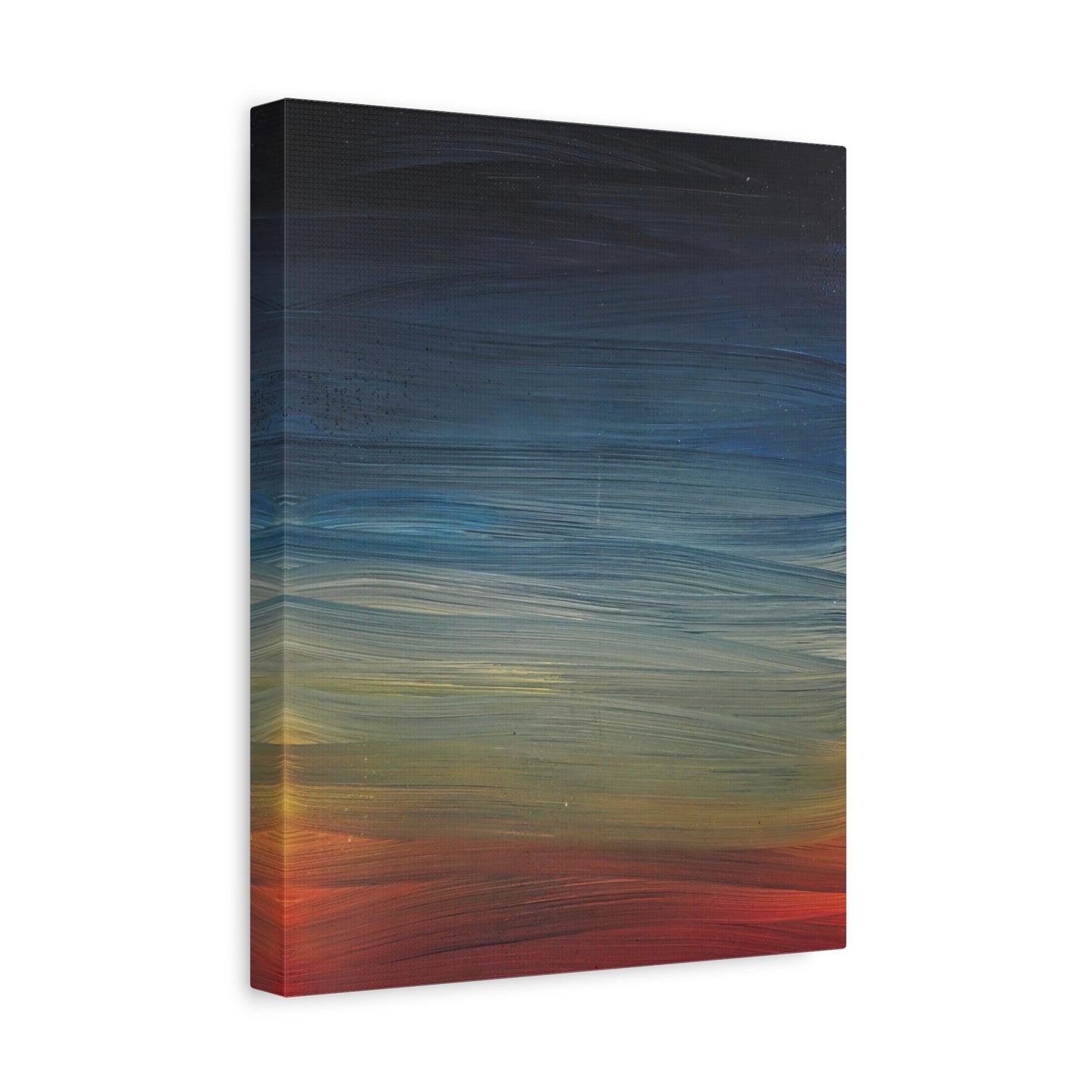Abstract Coastal Sunset Canvas Print — Matte Stretched Wall Art