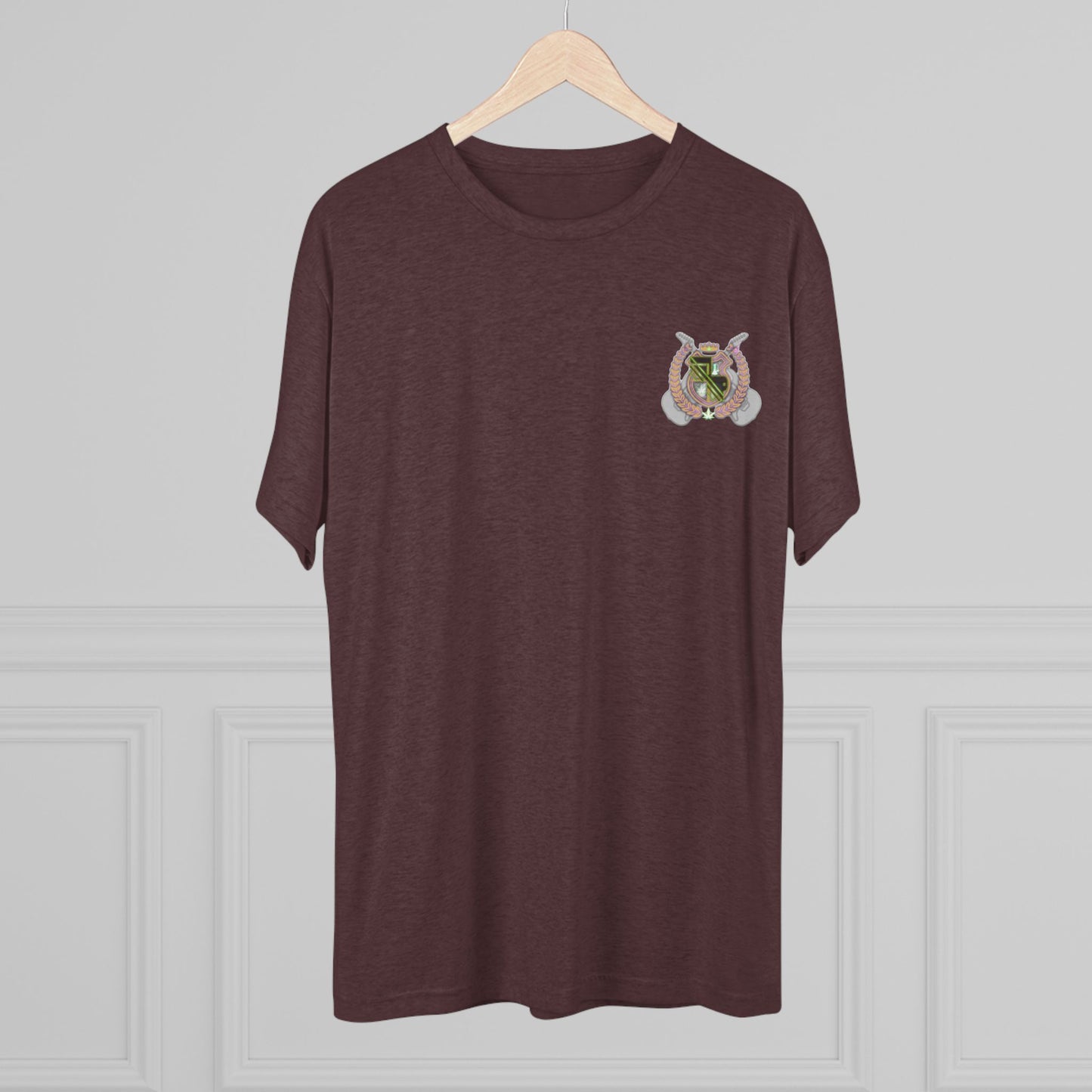 Heraldic Crest T‑Shirt — Vintage Shield Emblem Tee