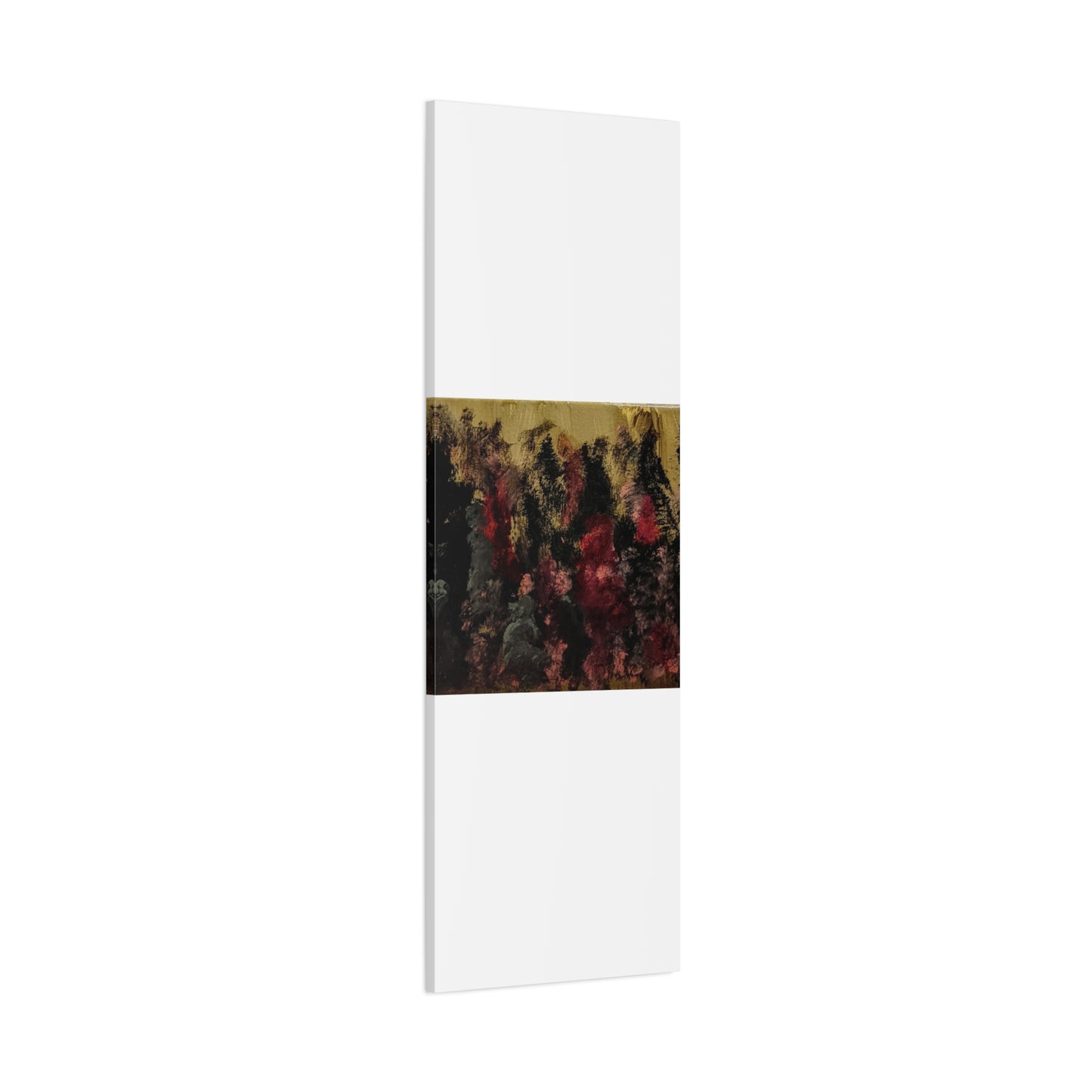 Autumn Forest Nightscape Matte Canvas Print — Stretched 1.25"