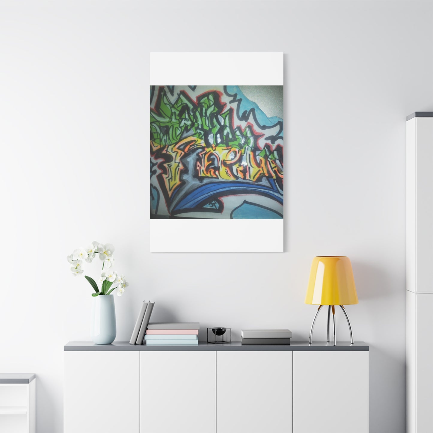 Graffiti Street Art Canvas Print — Urban Colorful Wall Decor