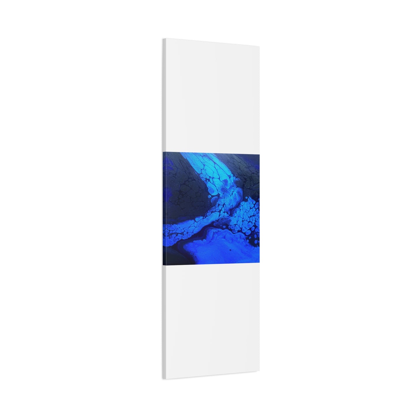 Abstract Blue Ocean Canvas Print — Matte Stretched Wall Art