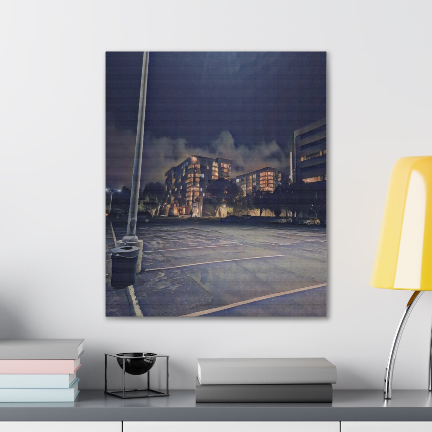 Canvas Art Print - Urban Nightscape Wall Décor