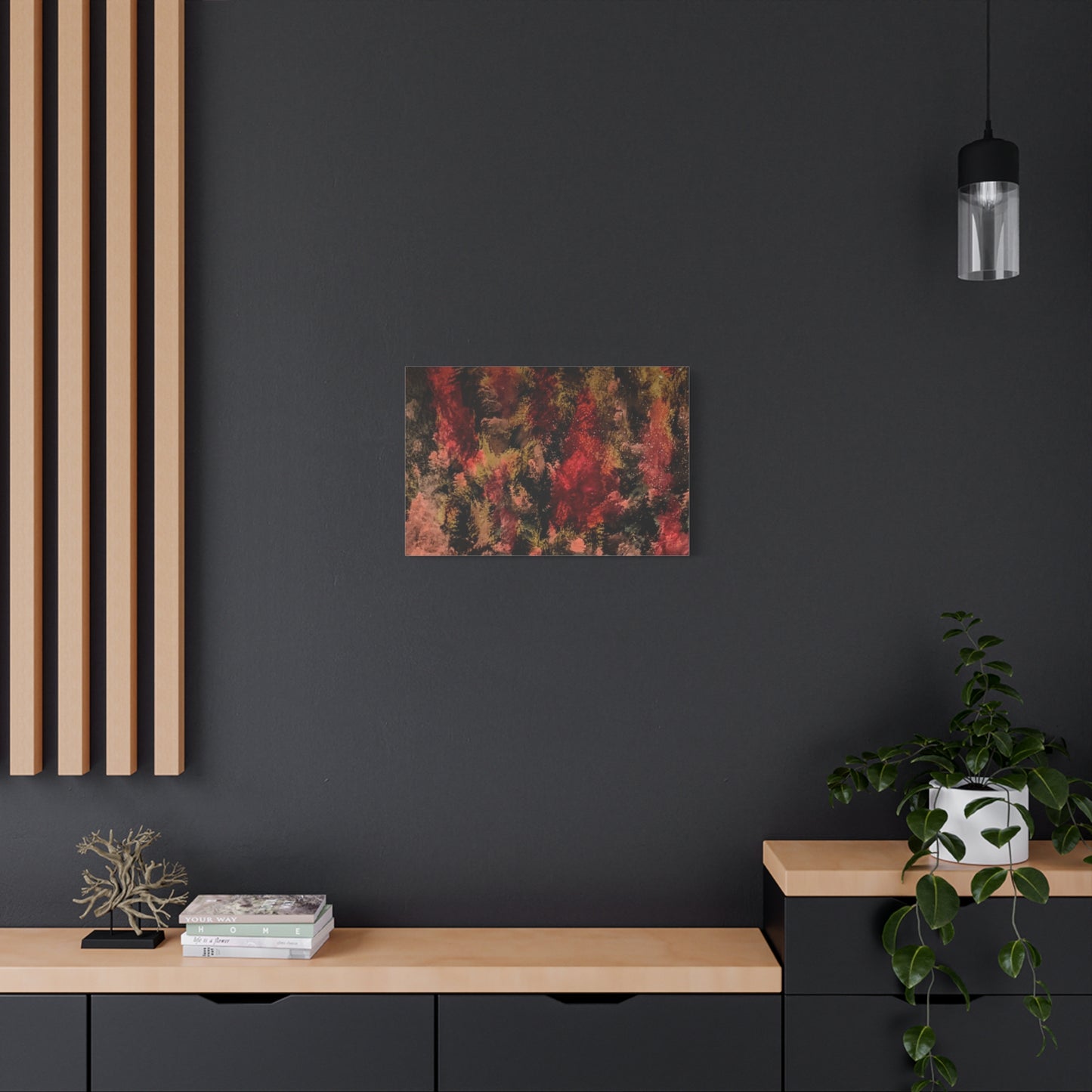 Autumn Forest Abstract Canvas