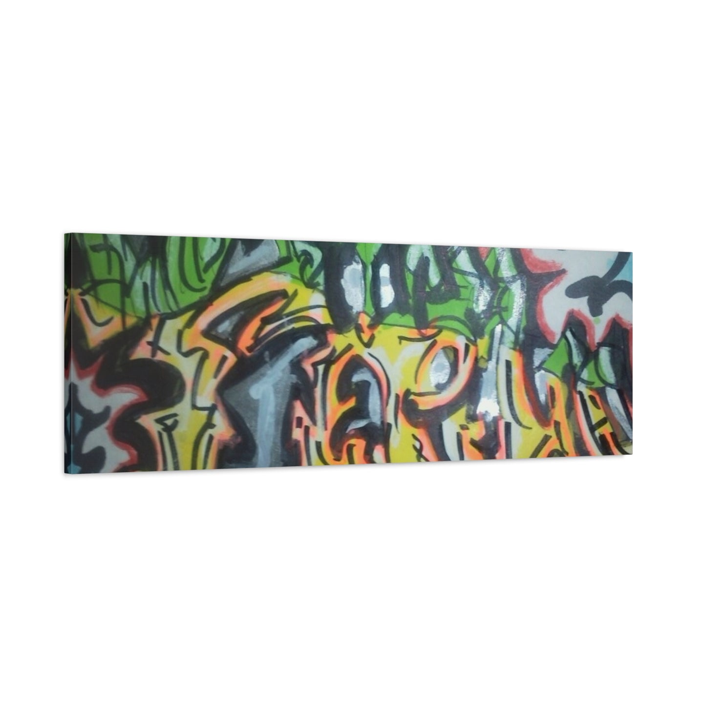 Graffiti Street Art Canvas Print — Urban Colorful Wall Decor