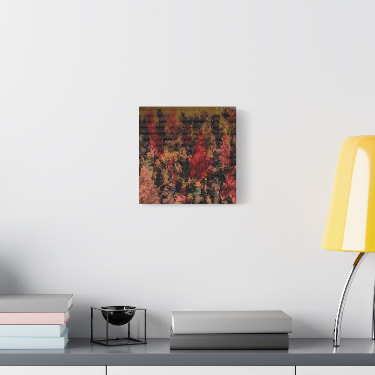 Autumn Forest Abstract Canvas