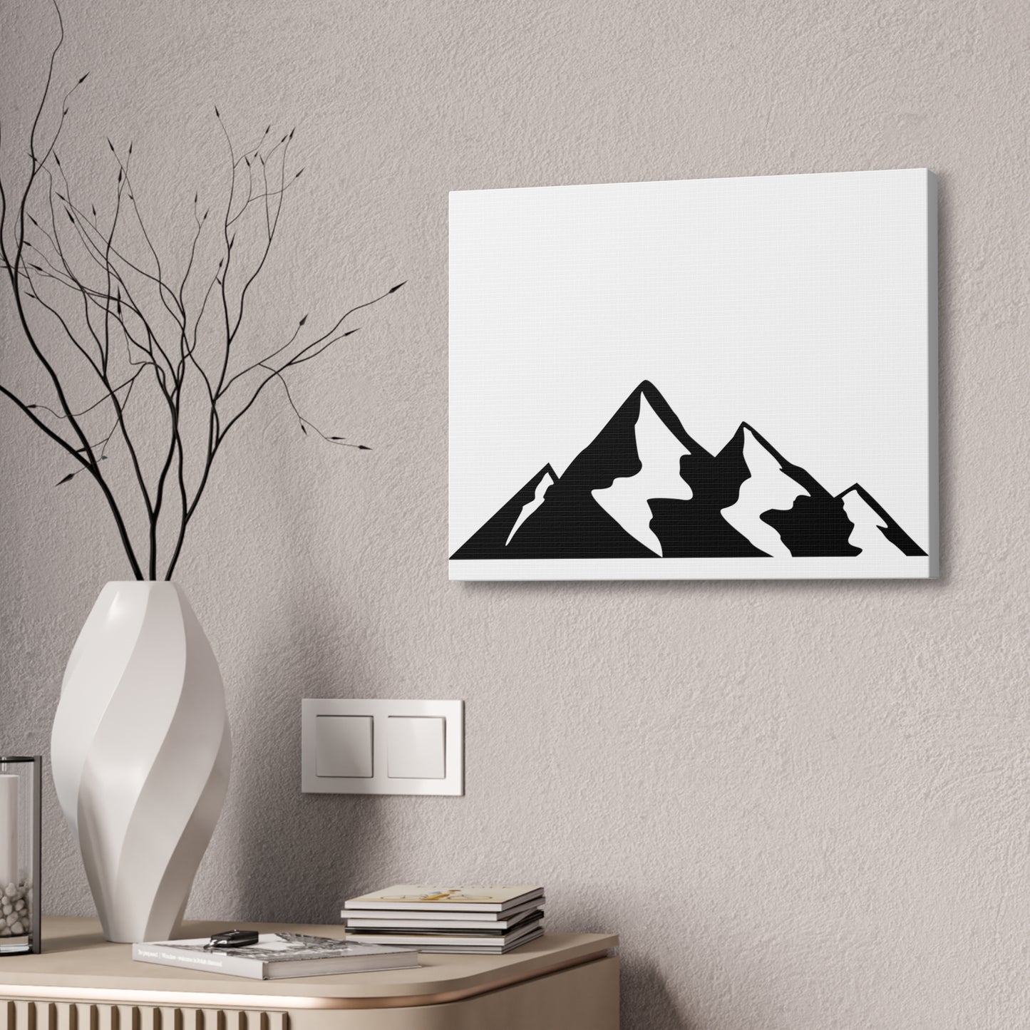 mountains003 - Mountain Landscape Wall Art Canvas