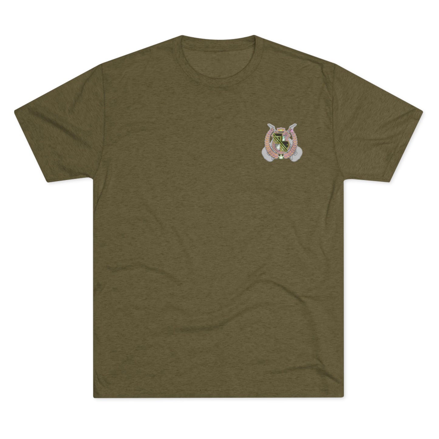 Heraldic Crest T‑Shirt — Vintage Shield Emblem Tee