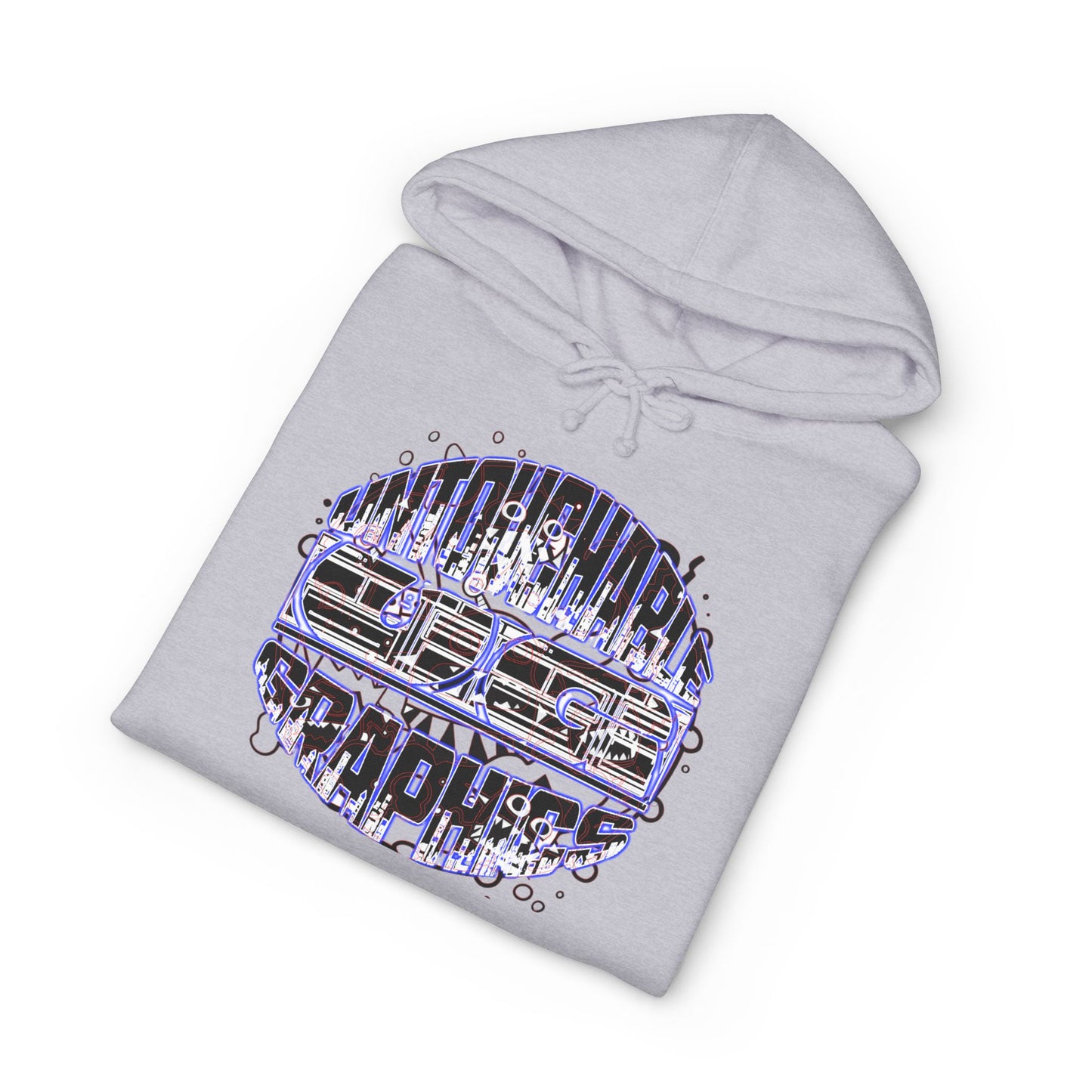 untouchable logo hooded sweatshirt