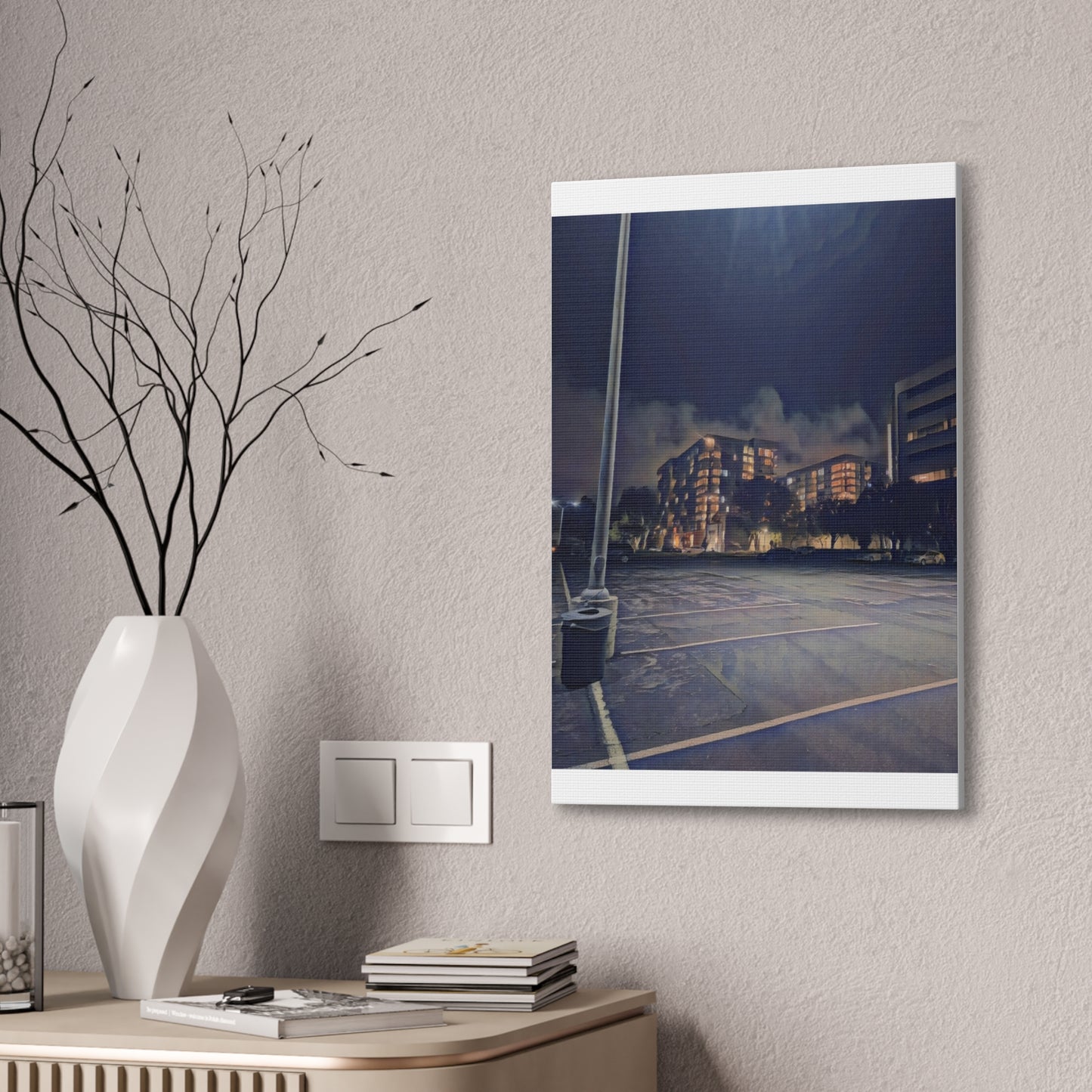 Canvas Art Print - Urban Nightscape Wall Décor