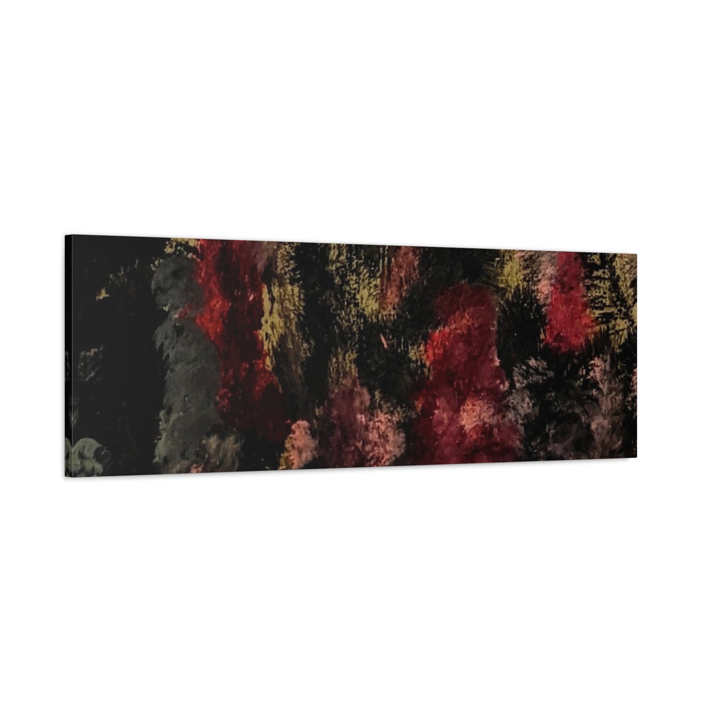 Autumn Forest Nightscape Matte Canvas Print — Stretched 1.25"