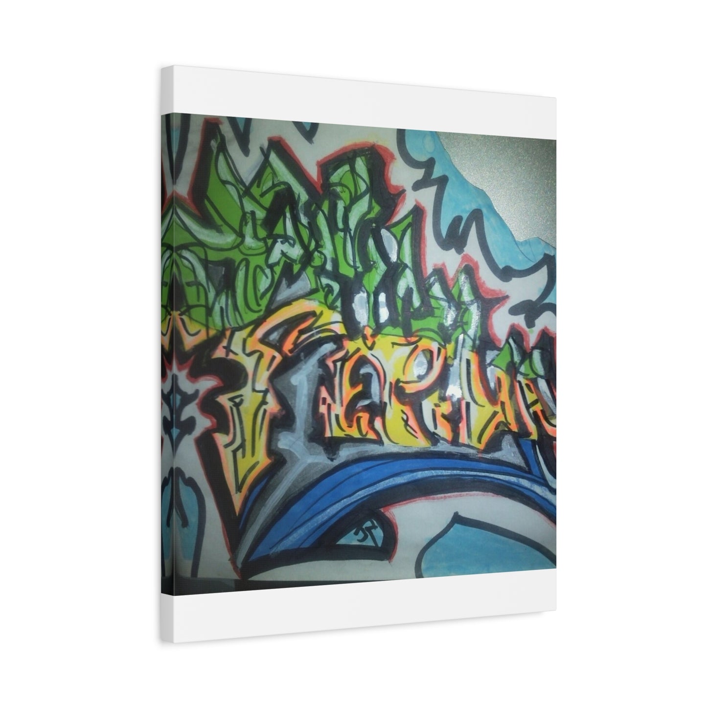 Graffiti Street Art Canvas Print — Urban Colorful Wall Decor