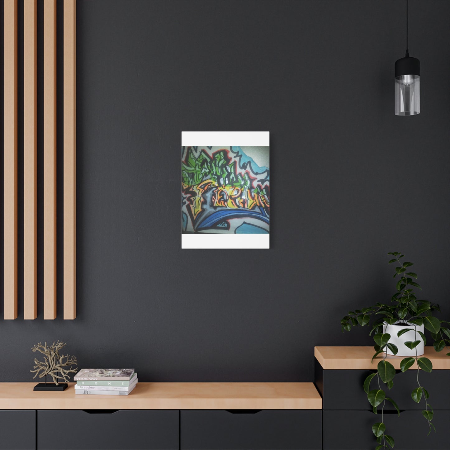 Graffiti Street Art Canvas Print — Urban Colorful Wall Decor