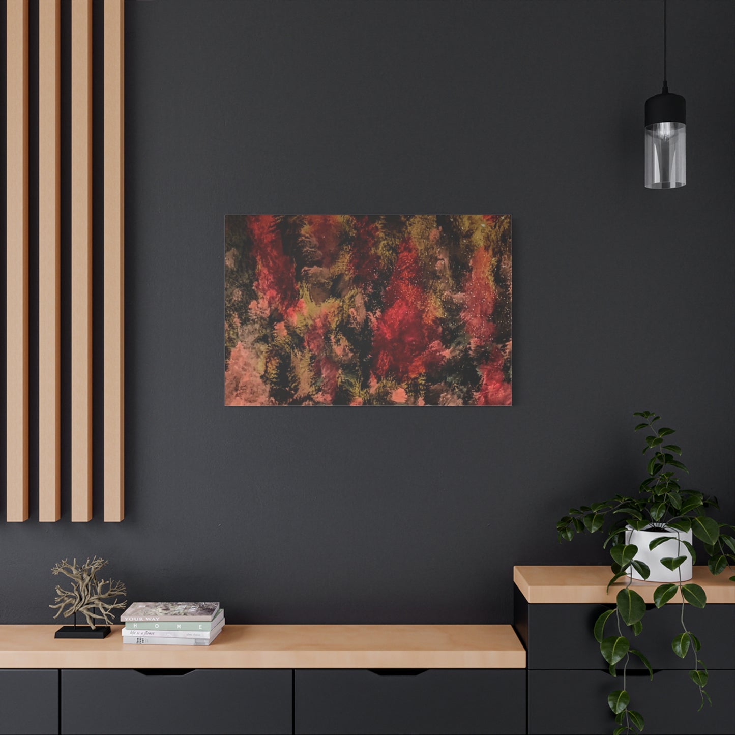 Autumn Forest Abstract Canvas