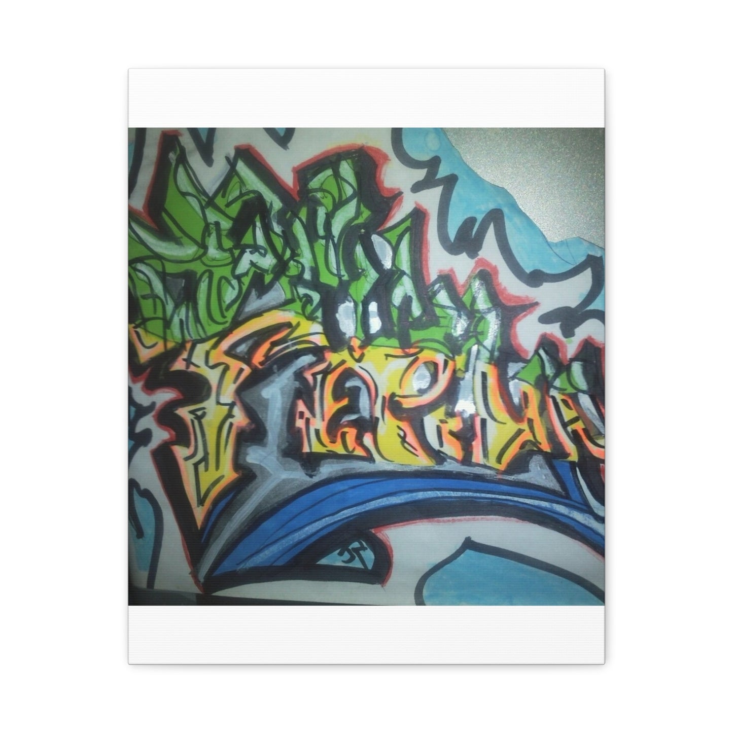 Graffiti Street Art Canvas Print — Urban Colorful Wall Decor