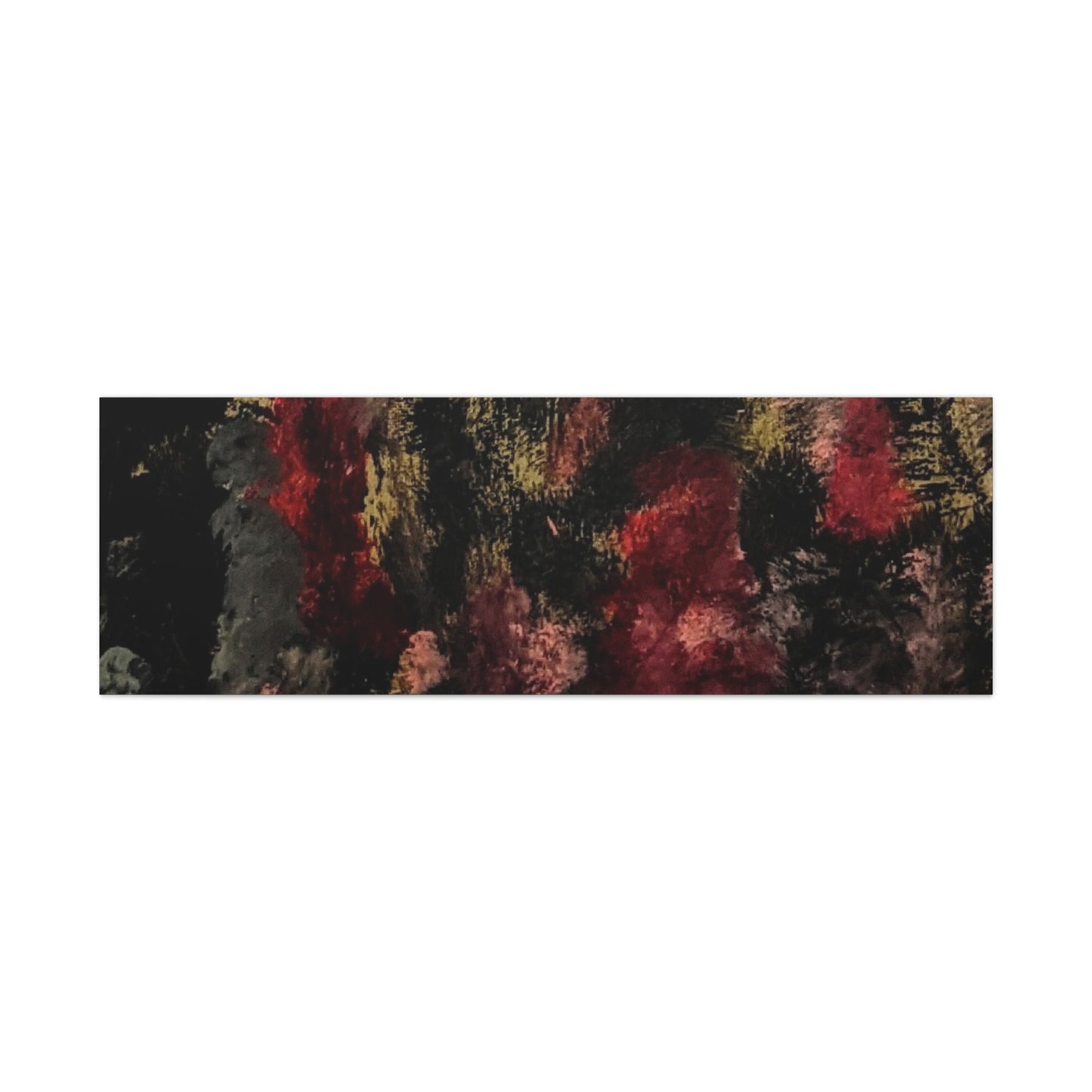 Autumn Forest Nightscape Matte Canvas Print — Stretched 1.25"