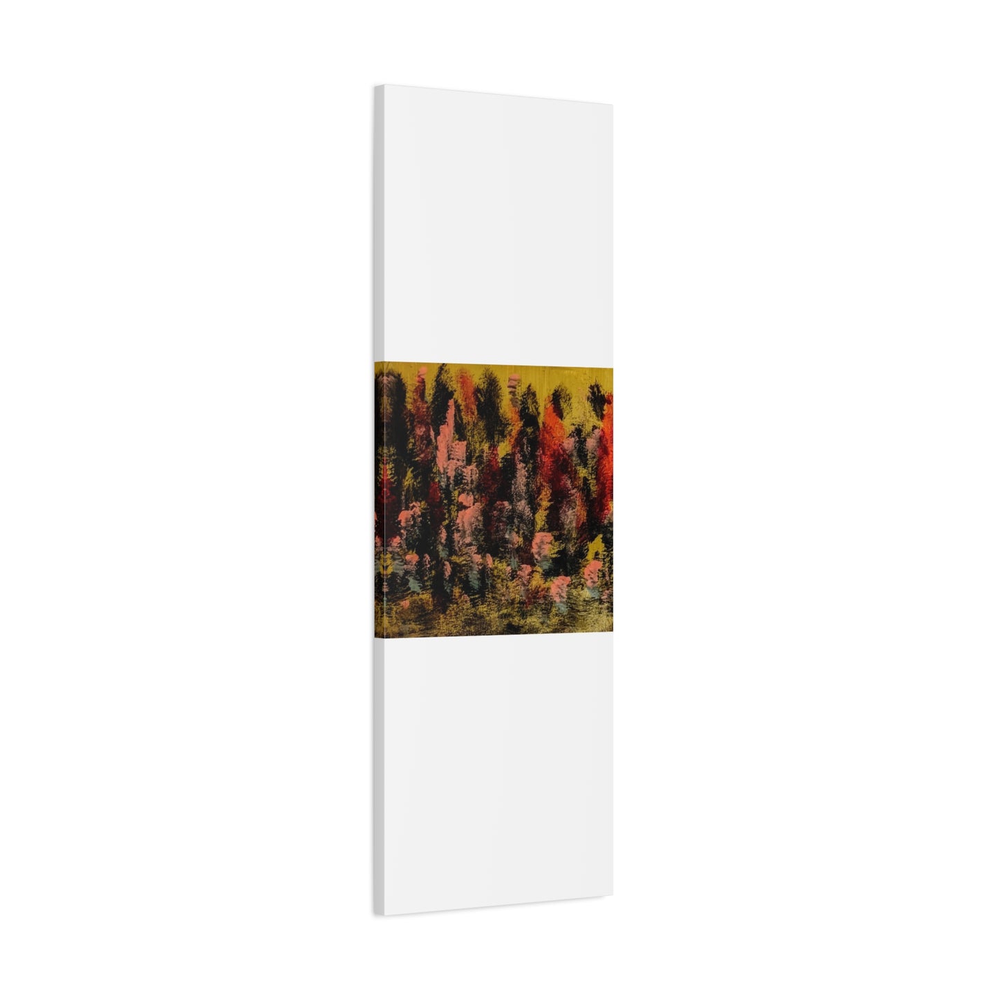 Autumn Forest Abstract — Matte Stretched Canvas