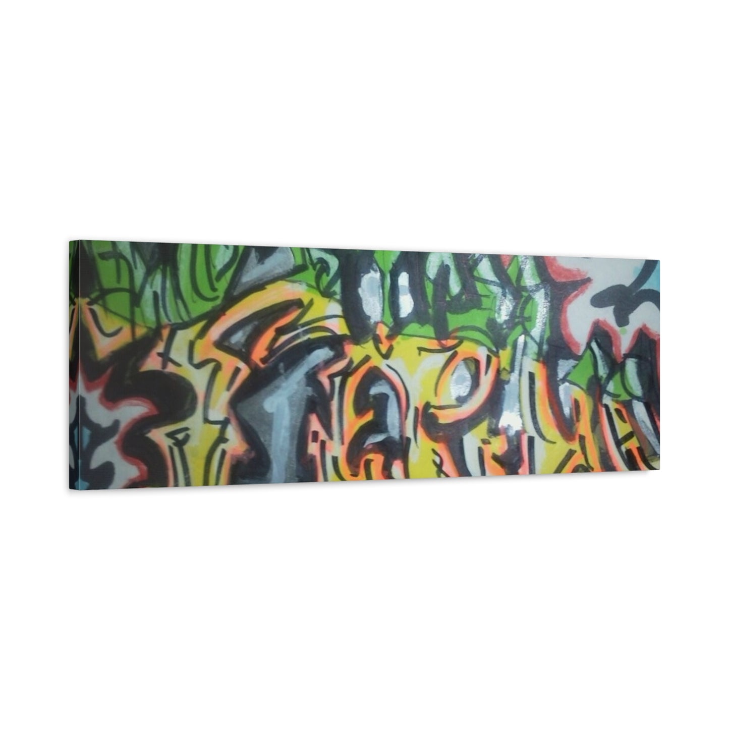 Graffiti Street Art Canvas Print — Urban Colorful Wall Decor