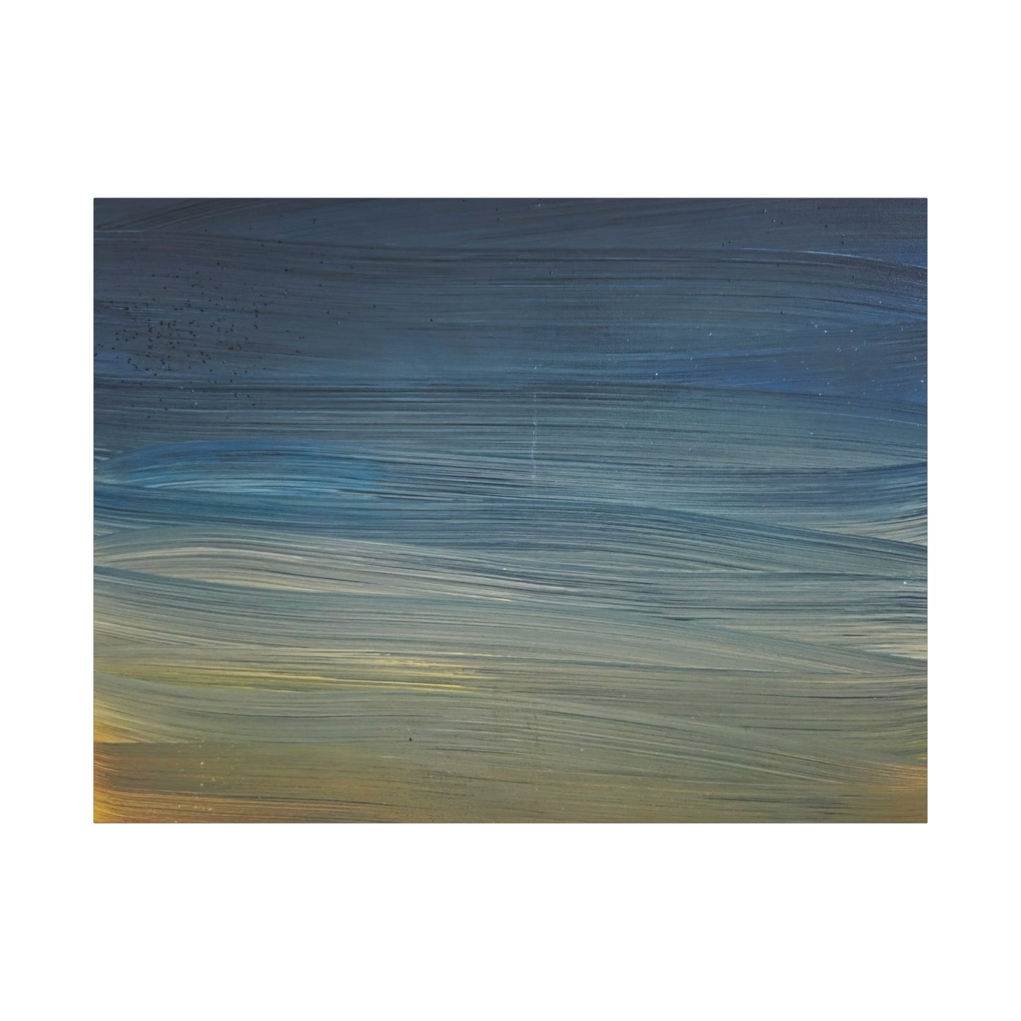 Abstract Coastal Sunset Canvas Print — Matte Stretched Wall Art