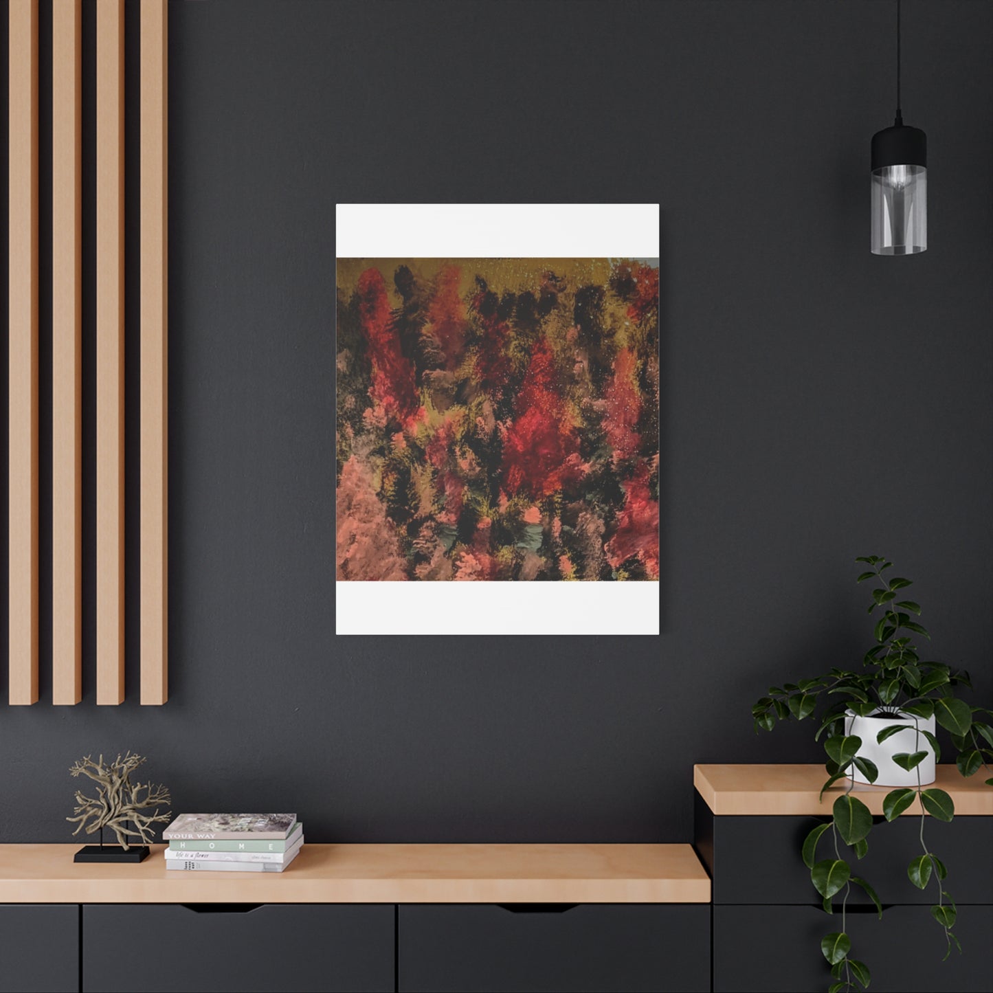 Autumn Forest Abstract Canvas