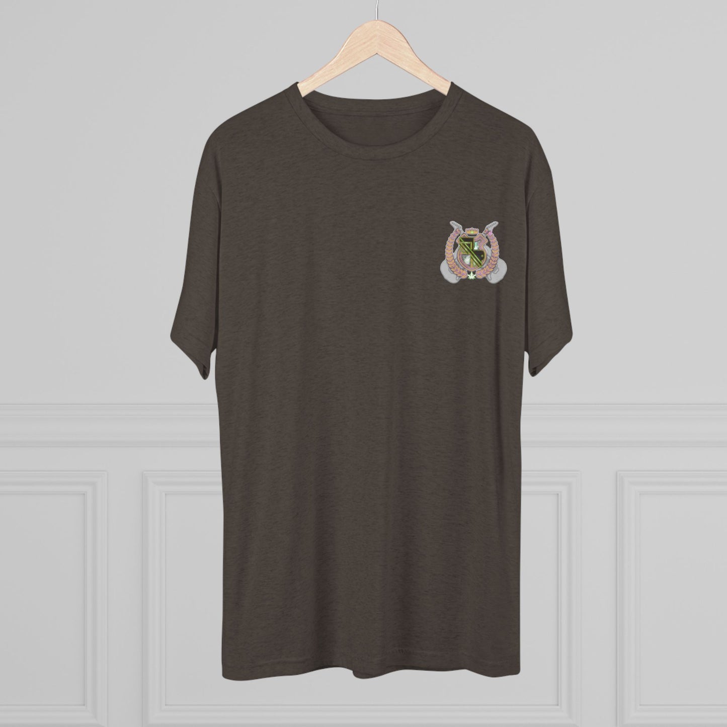 Heraldic Crest T‑Shirt — Vintage Shield Emblem Tee