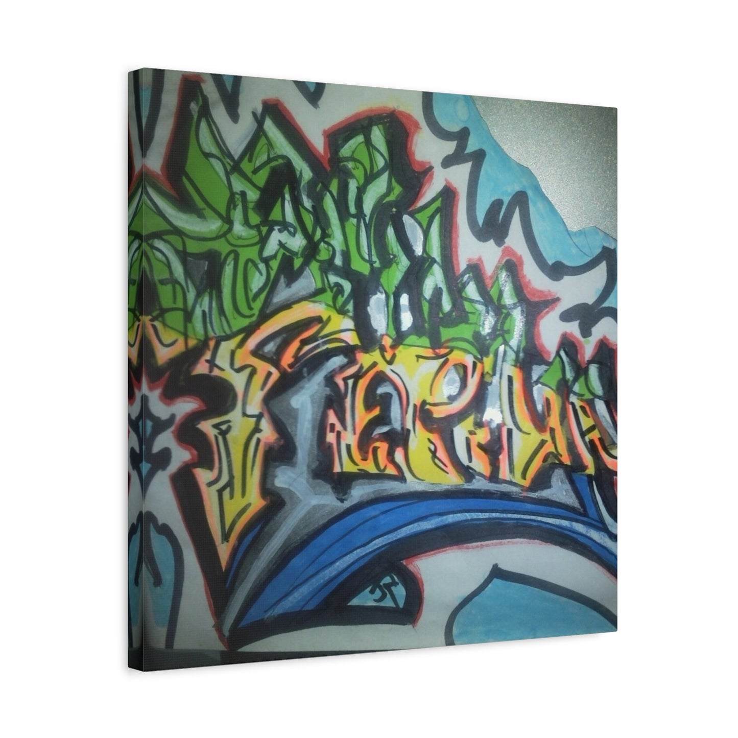 Graffiti Street Art Canvas Print — Urban Colorful Wall Decor