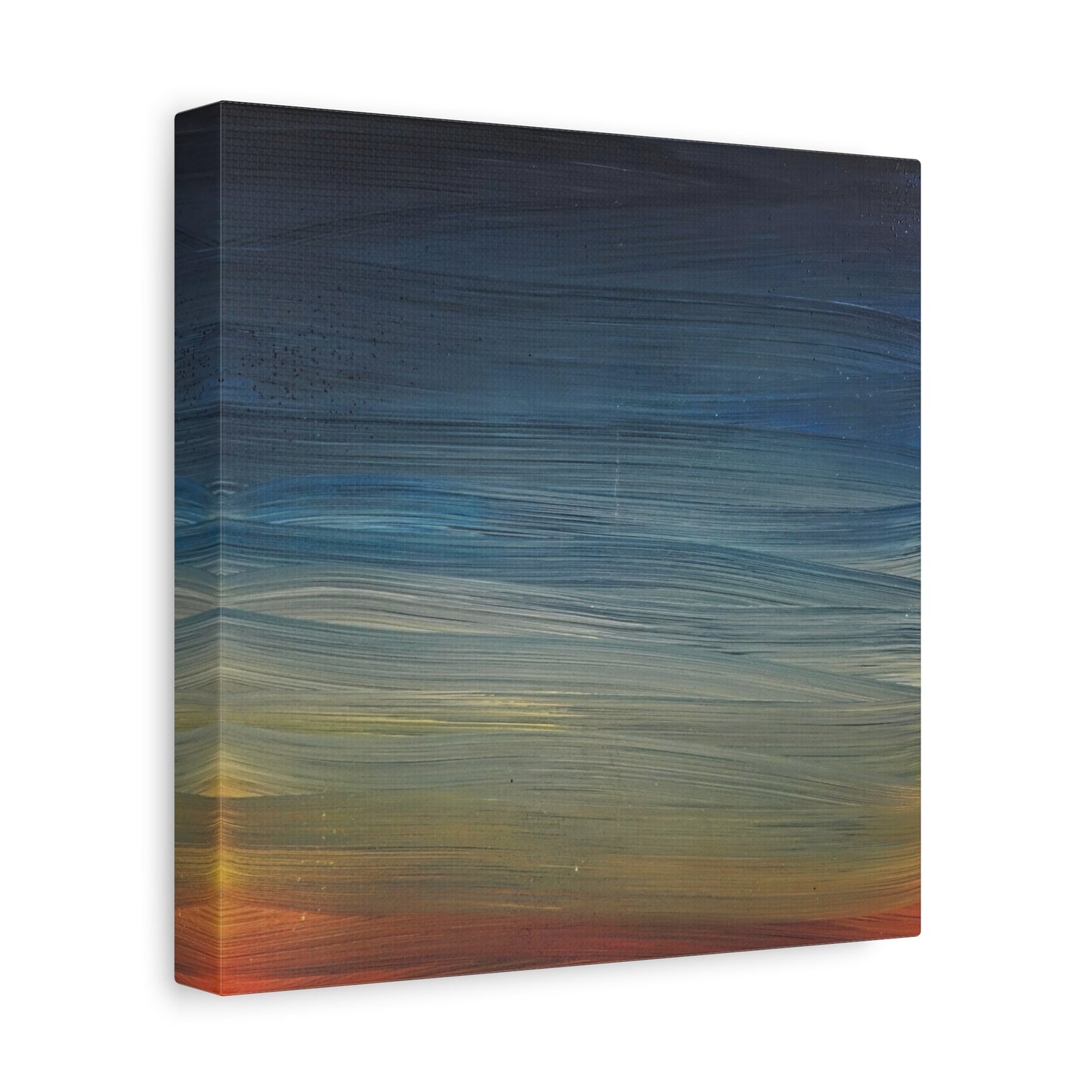 Abstract Coastal Sunset Canvas Print — Matte Stretched Wall Art