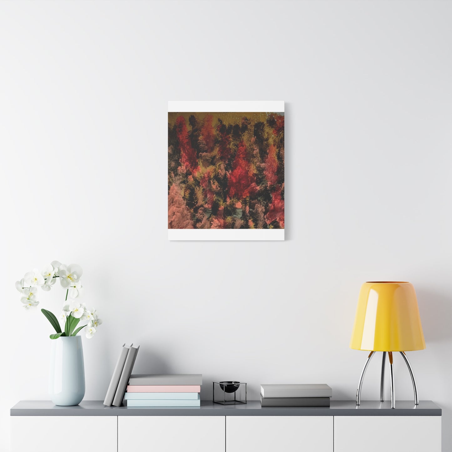 Autumn Forest Abstract Canvas