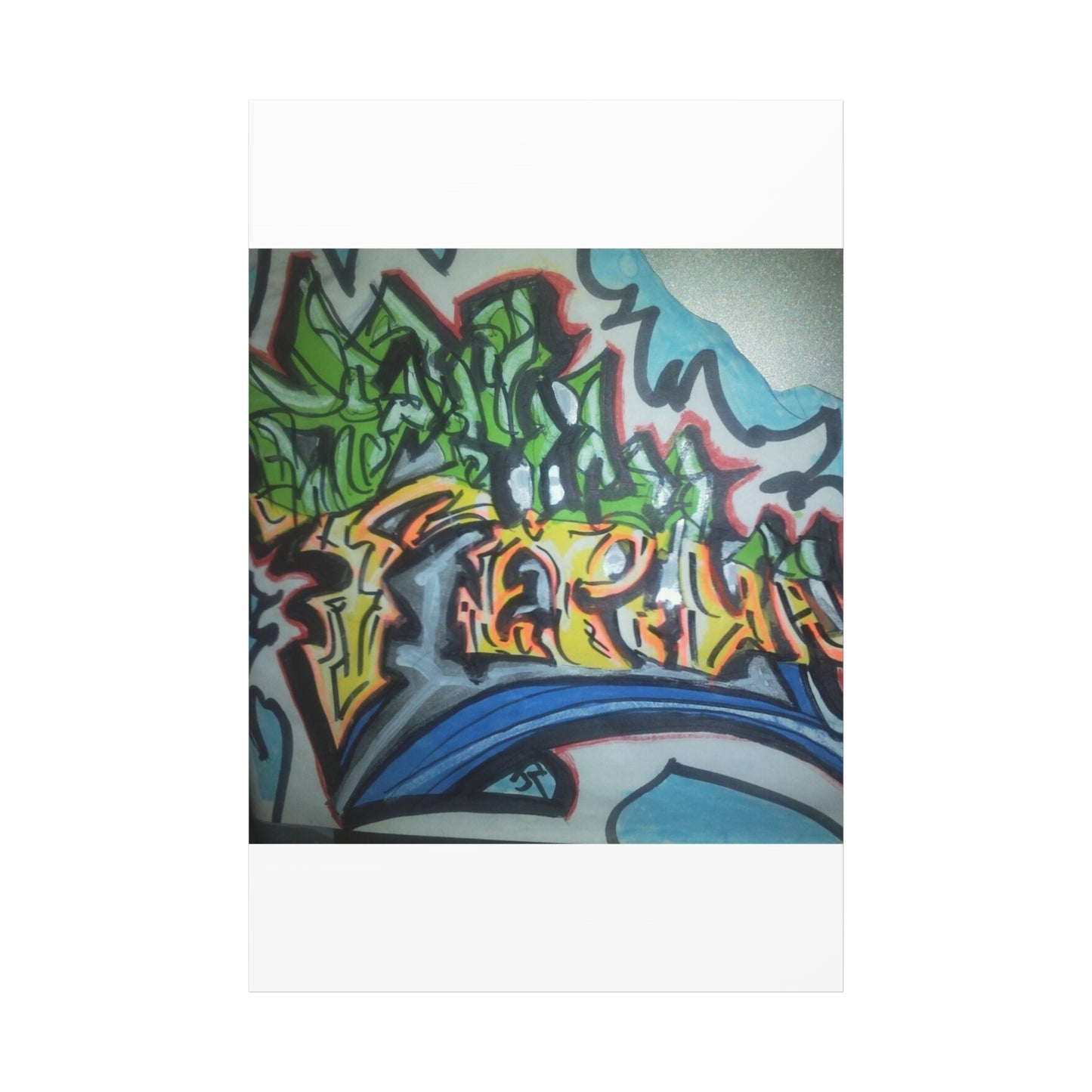 Graffiti Street Art Canvas Print — Urban Colorful Wall Decor