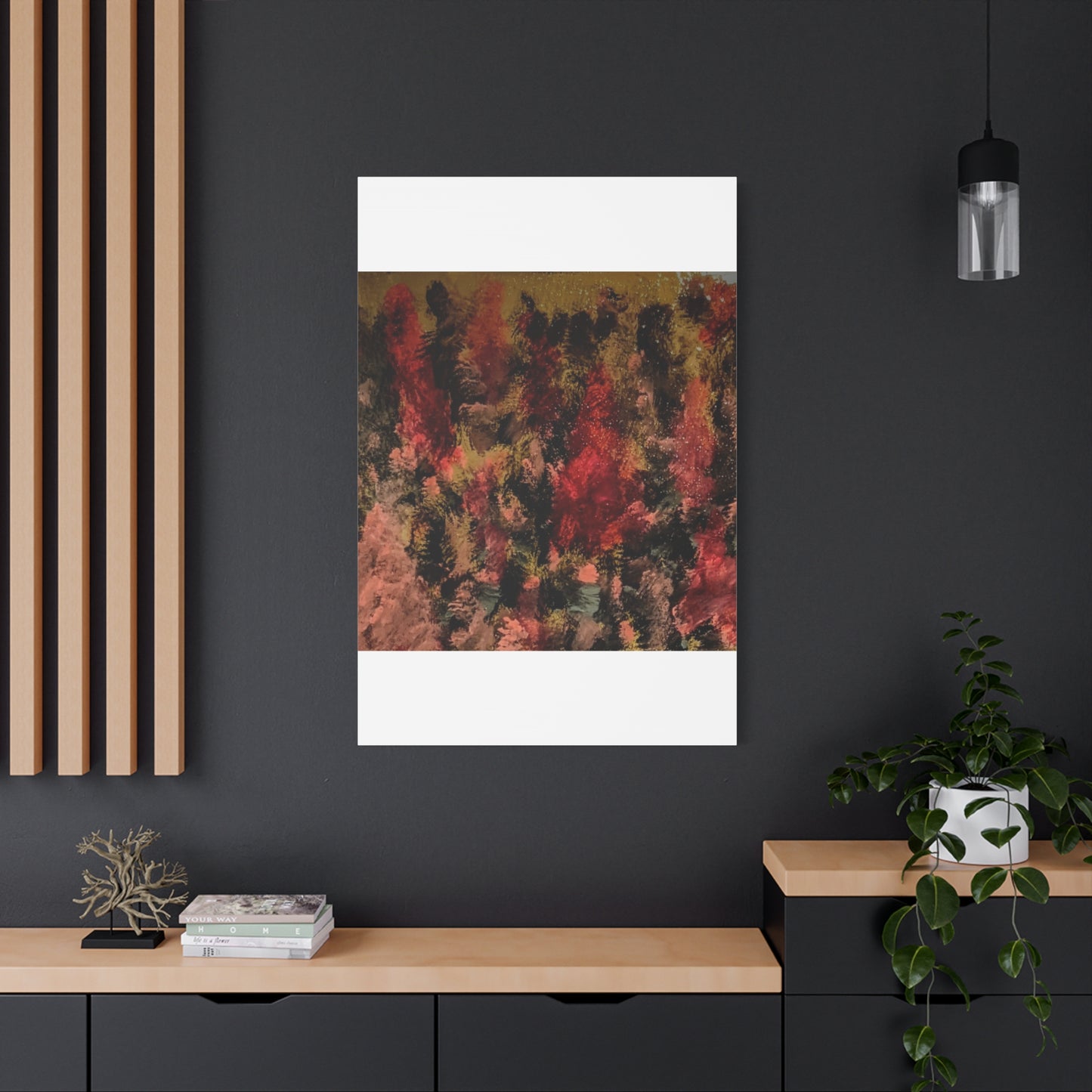 Autumn Forest Abstract Canvas