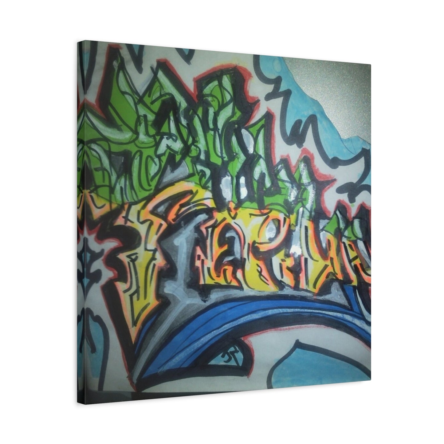 Graffiti Street Art Canvas Print — Urban Colorful Wall Decor