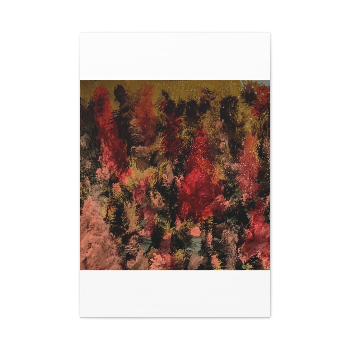 Autumn Forest Abstract Canvas