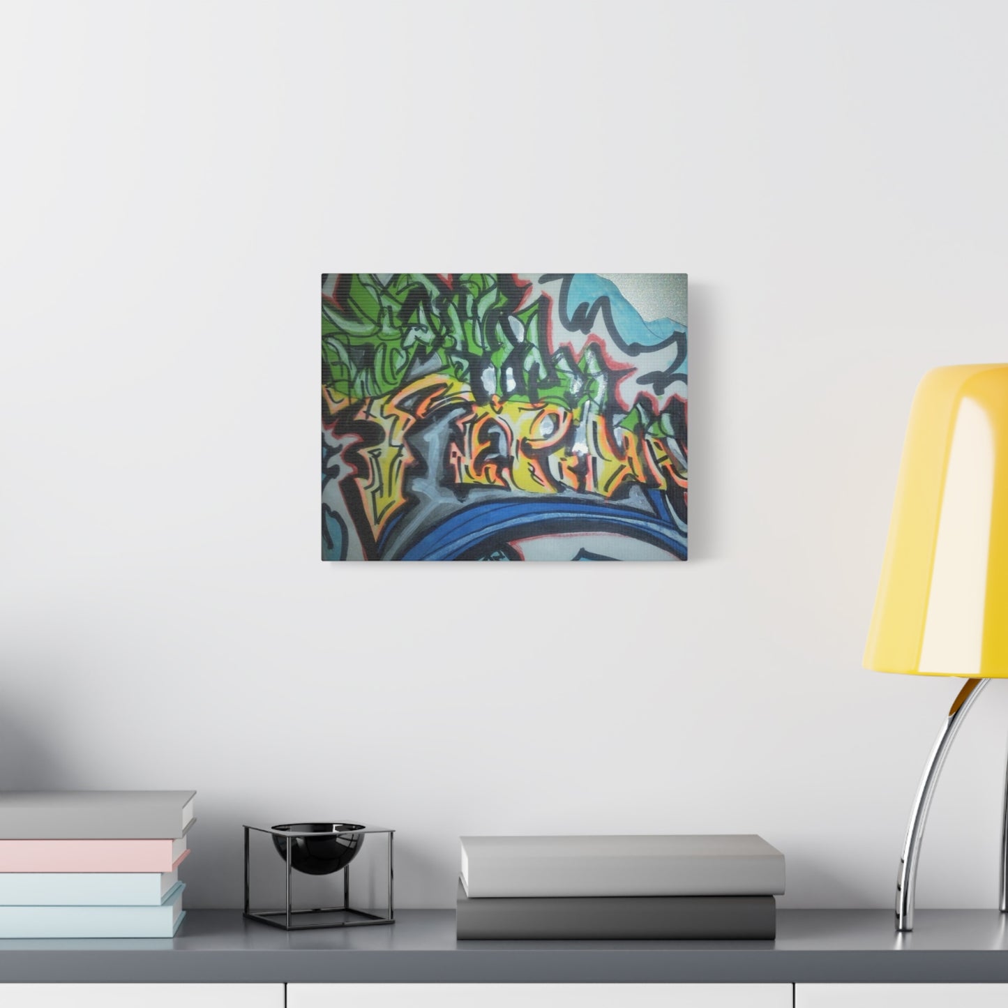 Graffiti Street Art Canvas Print — Urban Colorful Wall Decor