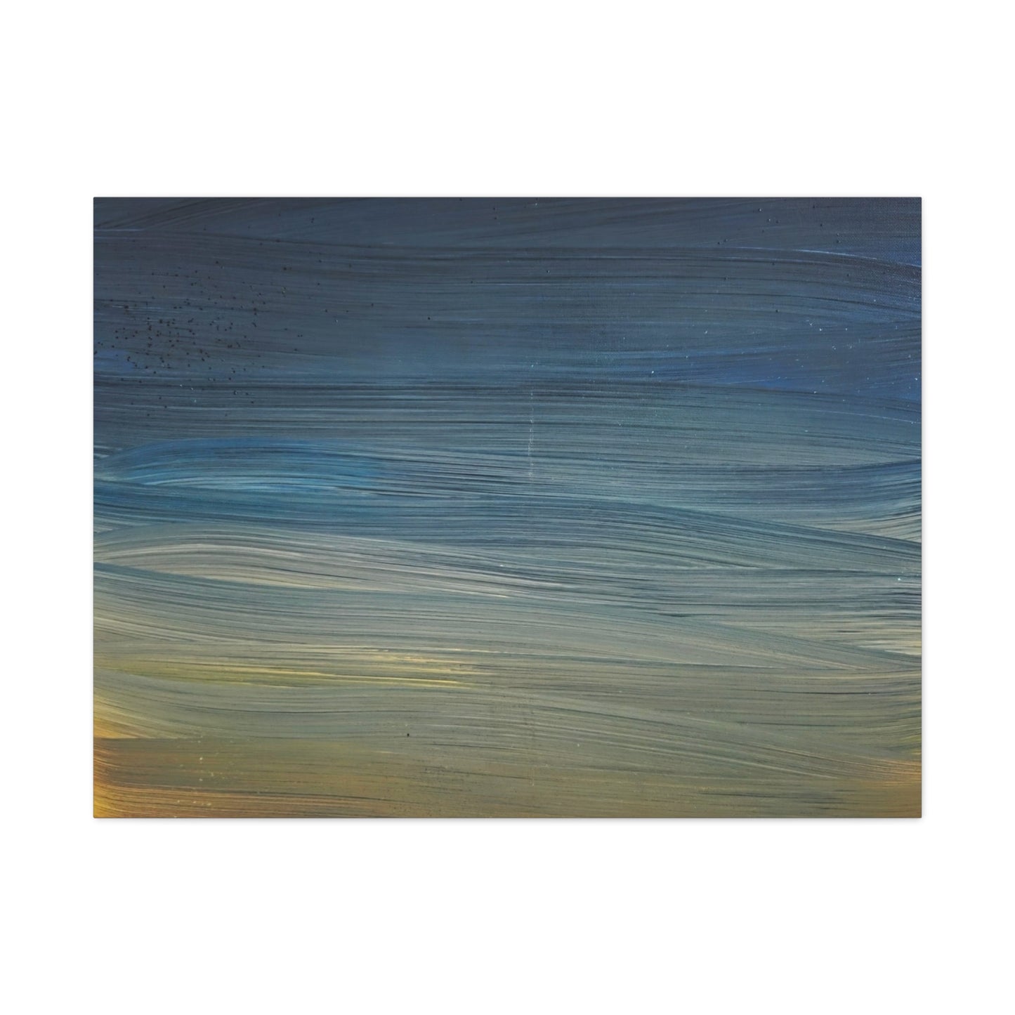 Abstract Coastal Sunset Canvas Print — Matte Stretched Wall Art