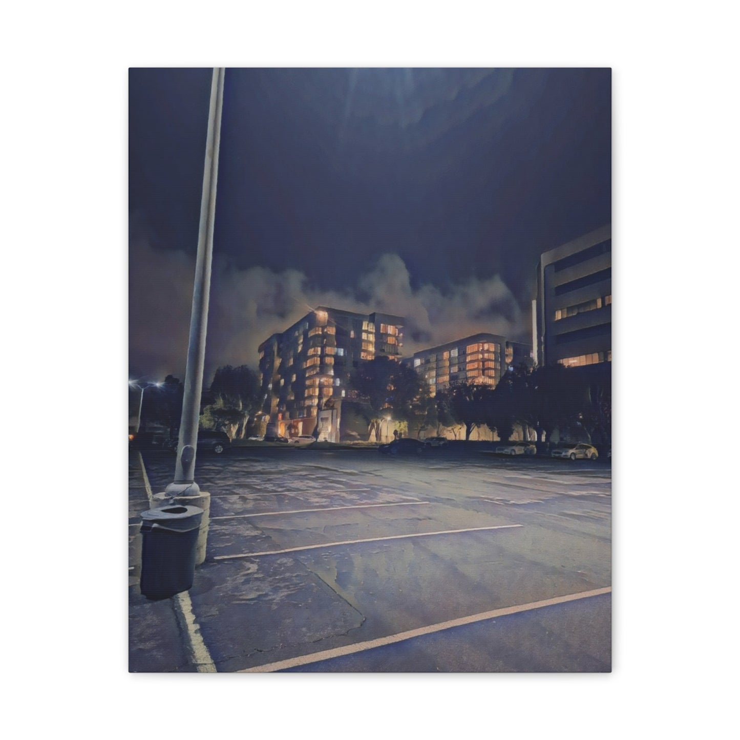 Canvas Art Print - Urban Nightscape Wall Décor