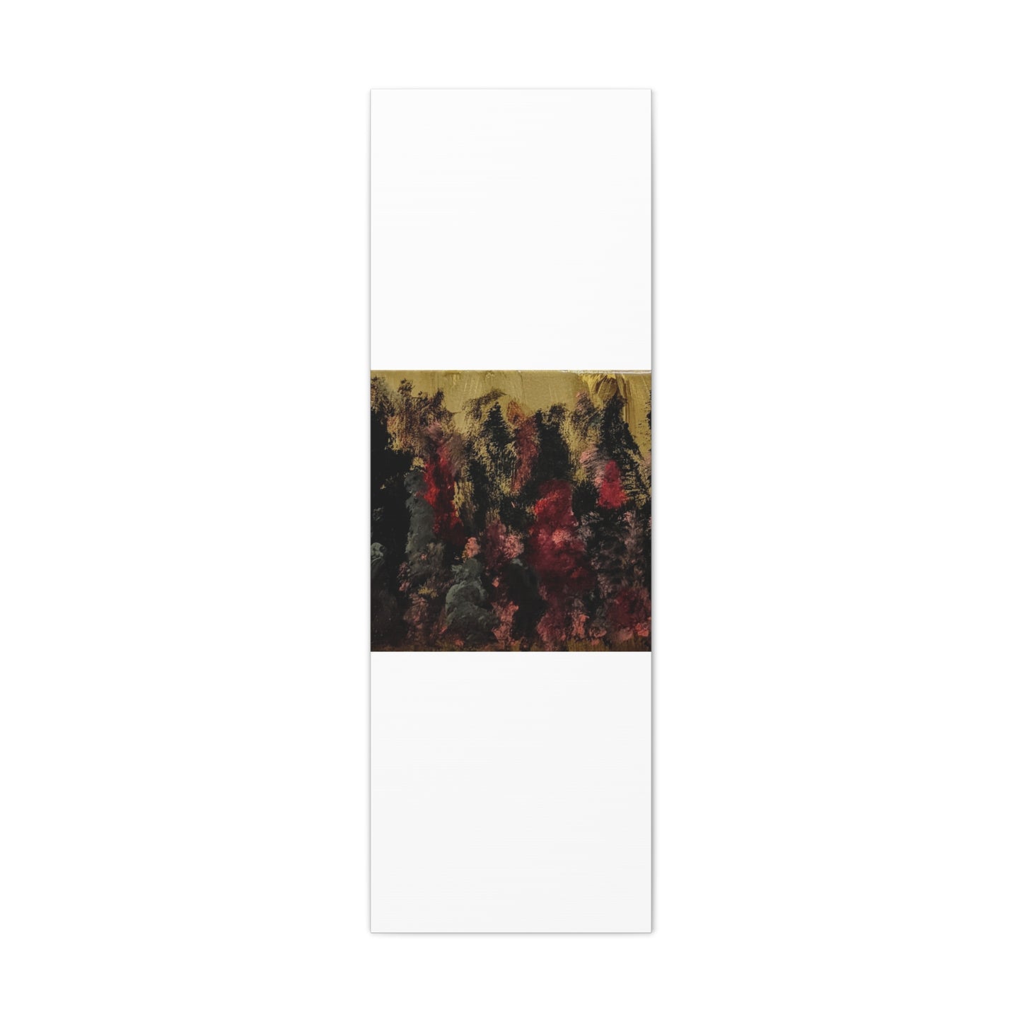 Autumn Forest Nightscape Matte Canvas Print — Stretched 1.25"
