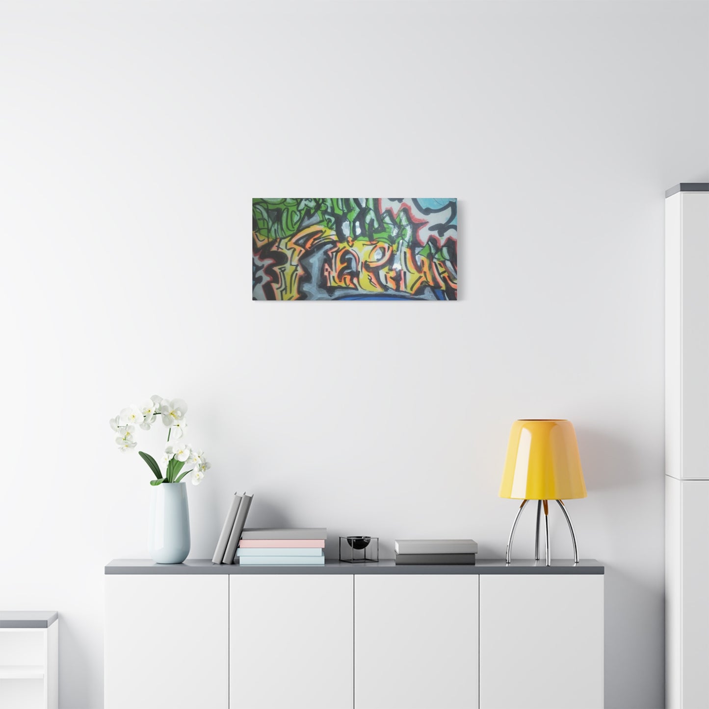 Graffiti Street Art Canvas Print — Urban Colorful Wall Decor