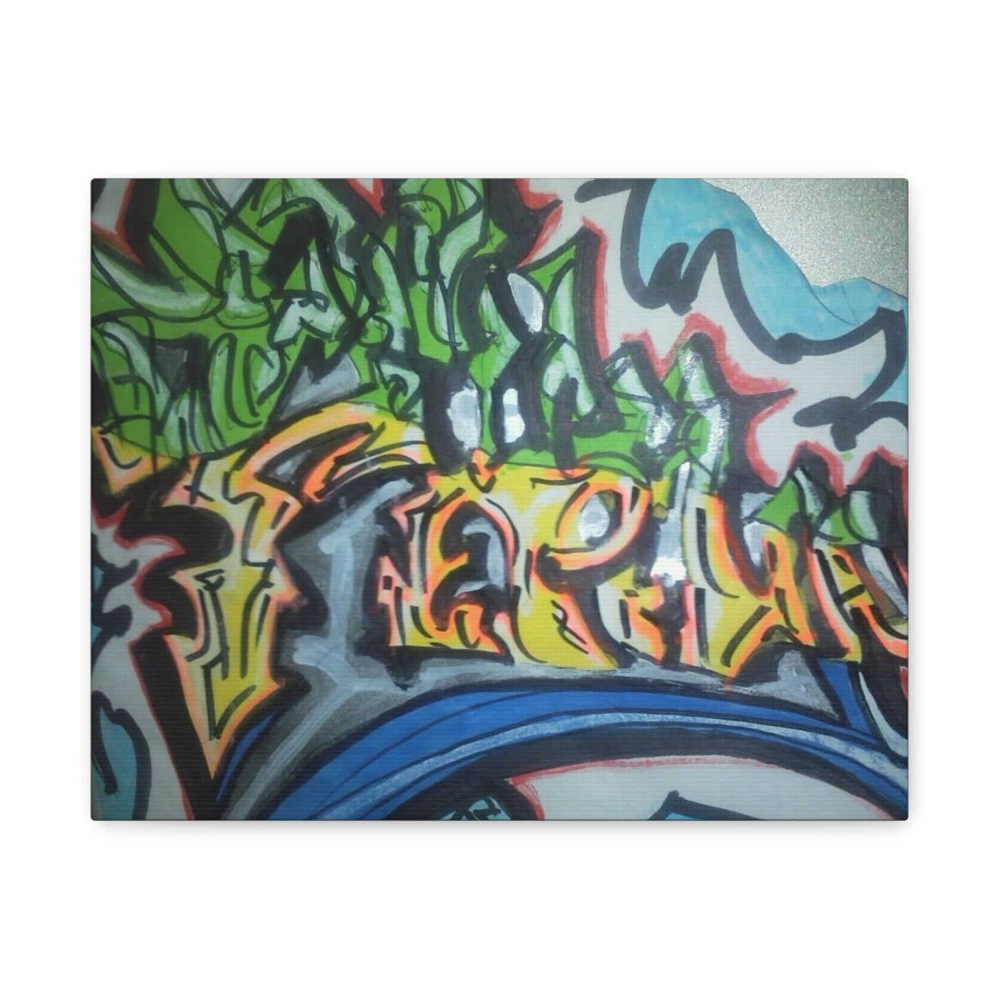 Graffiti Street Art Canvas Print — Urban Colorful Wall Decor